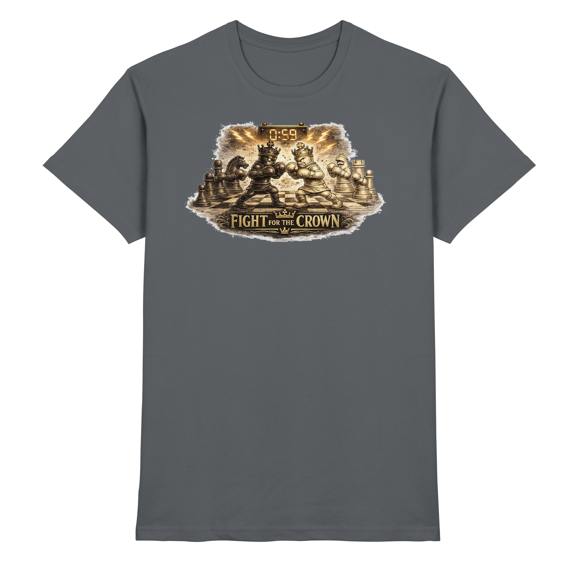 Schach/ FIGHT FOR THE CROWN - Premium Shirt