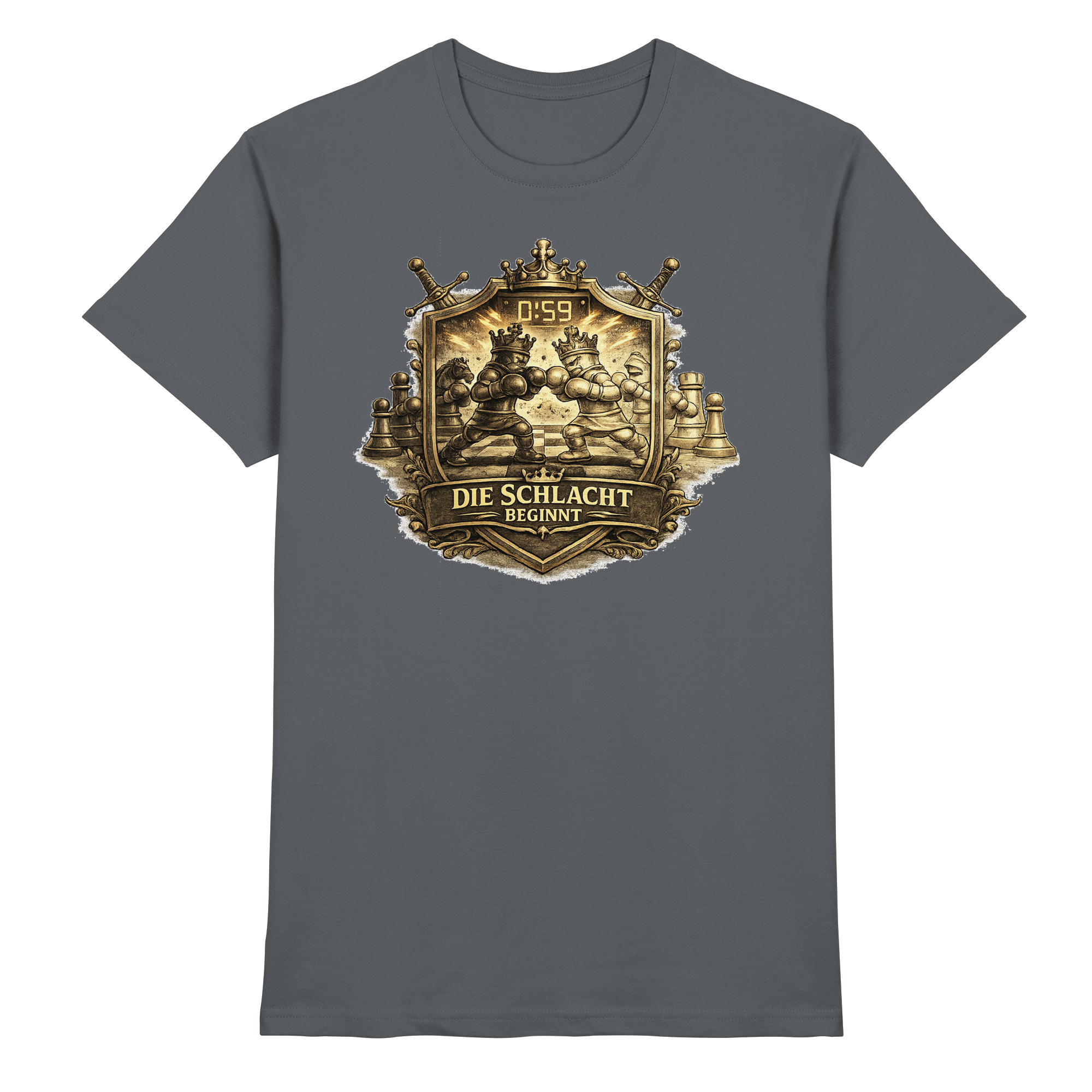 Schach/ DIE SCHLACHT BEGINNT - Premium Shirt