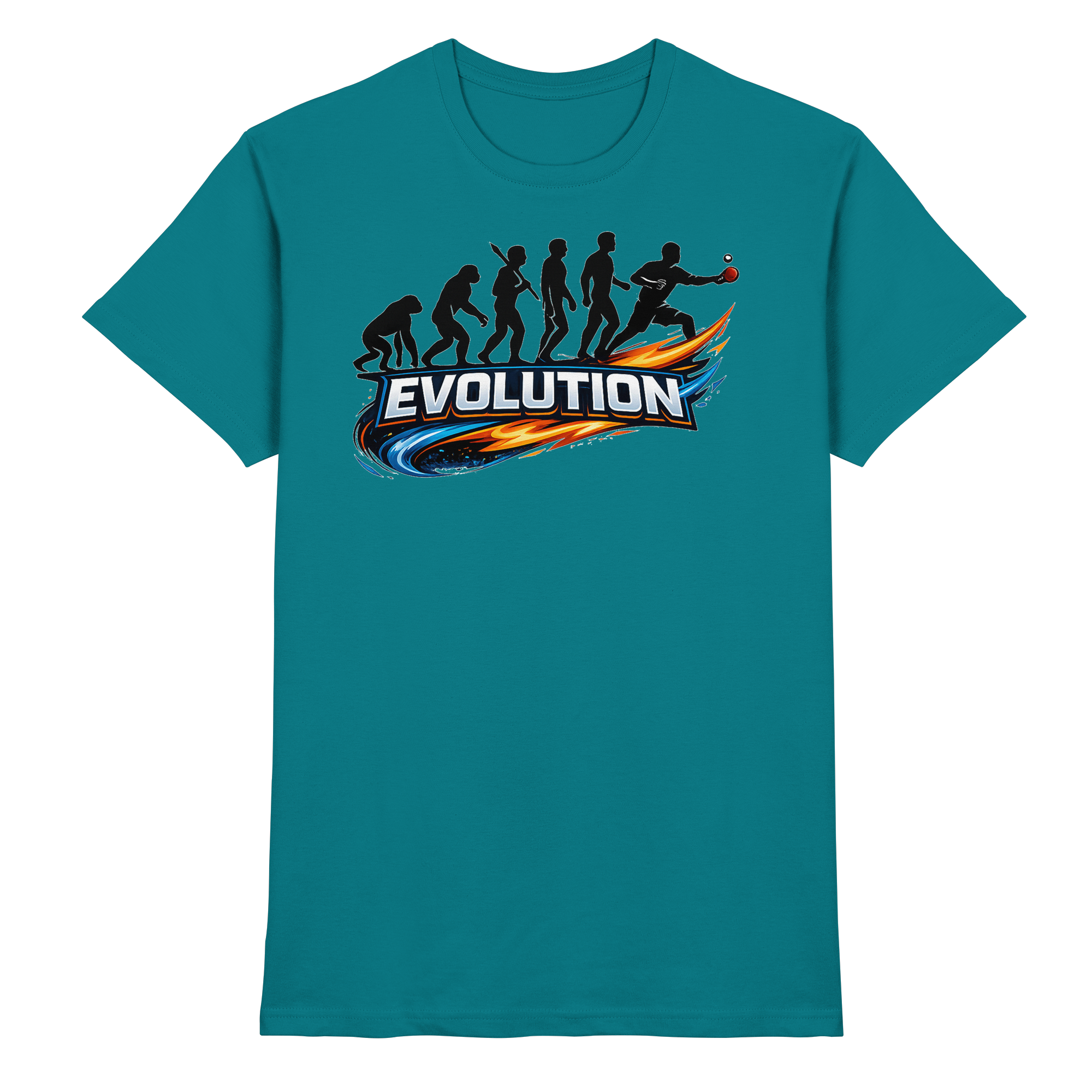 Tischtennis Evolution Sport Geschenk - Premium Shirt