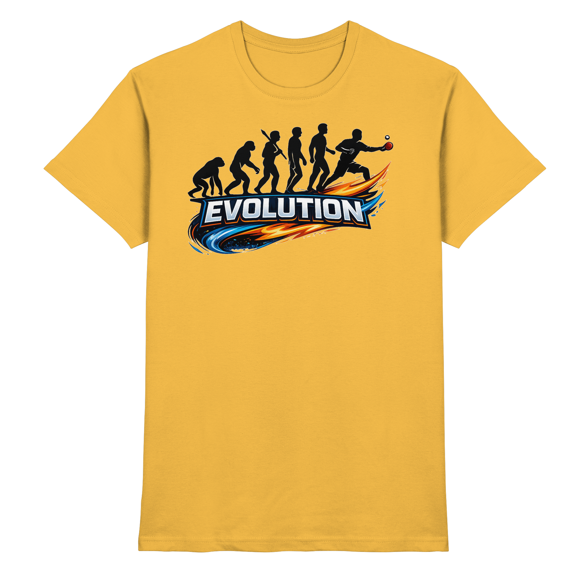 Tischtennis Evolution Sport Geschenk - Premium Shirt