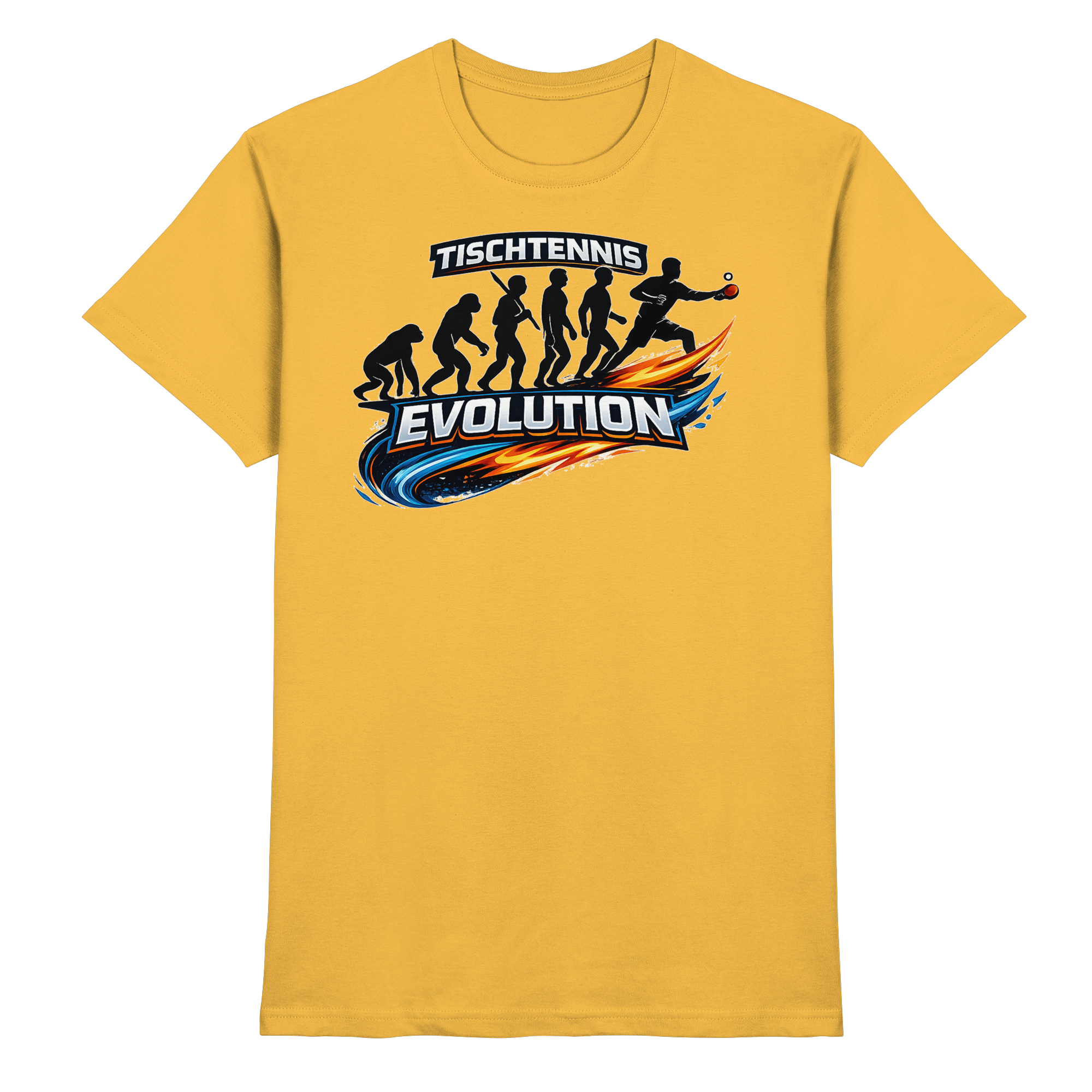 Tischtennis Evolution Sport Geschenk - Premium Shirt