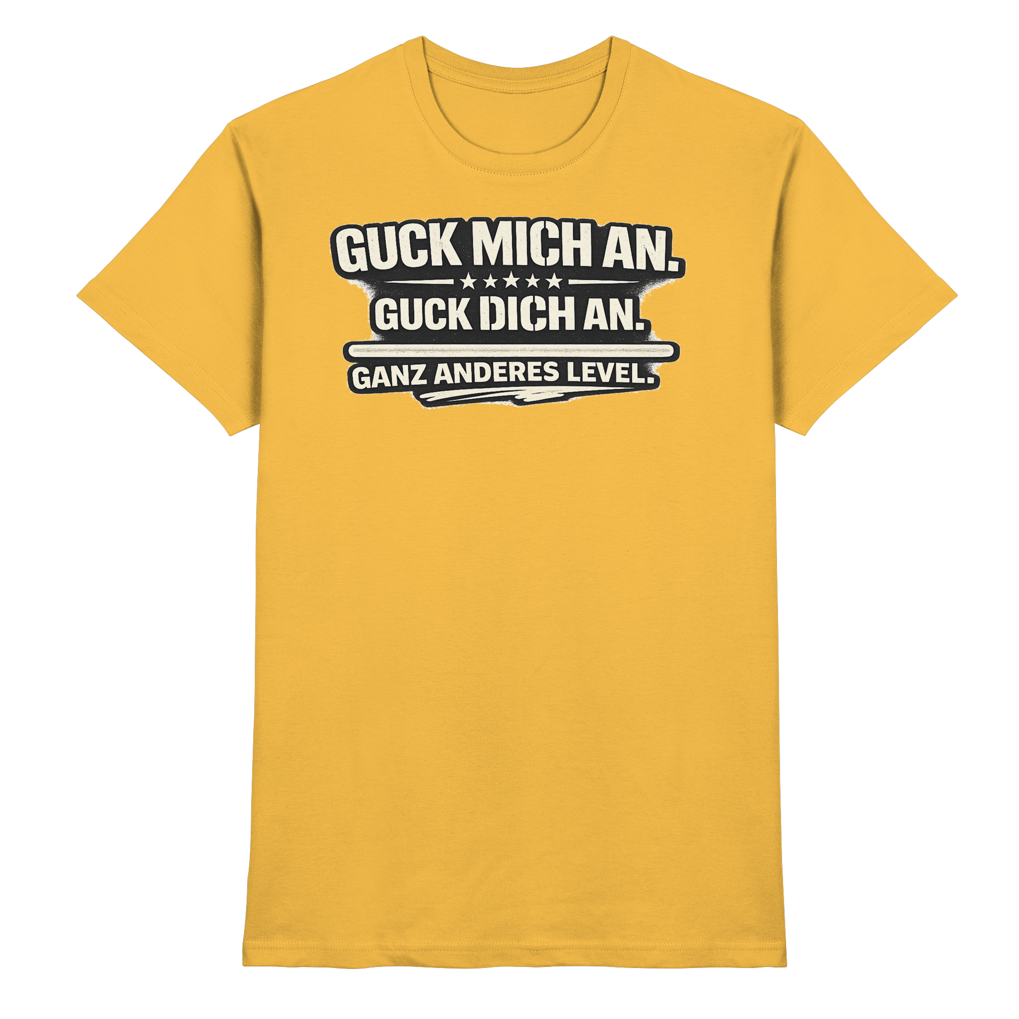 Lustige Sprüche GUCK MICH AN  - Premium Shirt