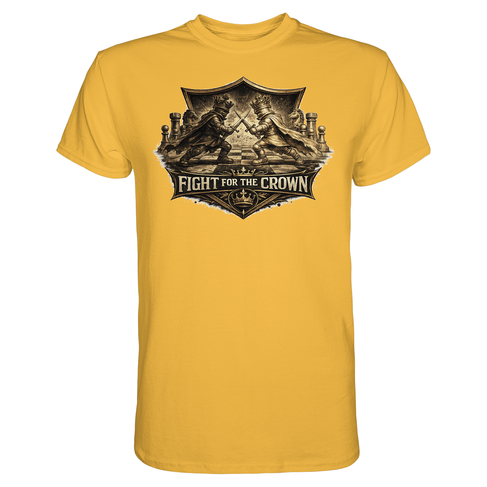 Schach Chess FIGHT FOR THE CROWN - Premium Shirt