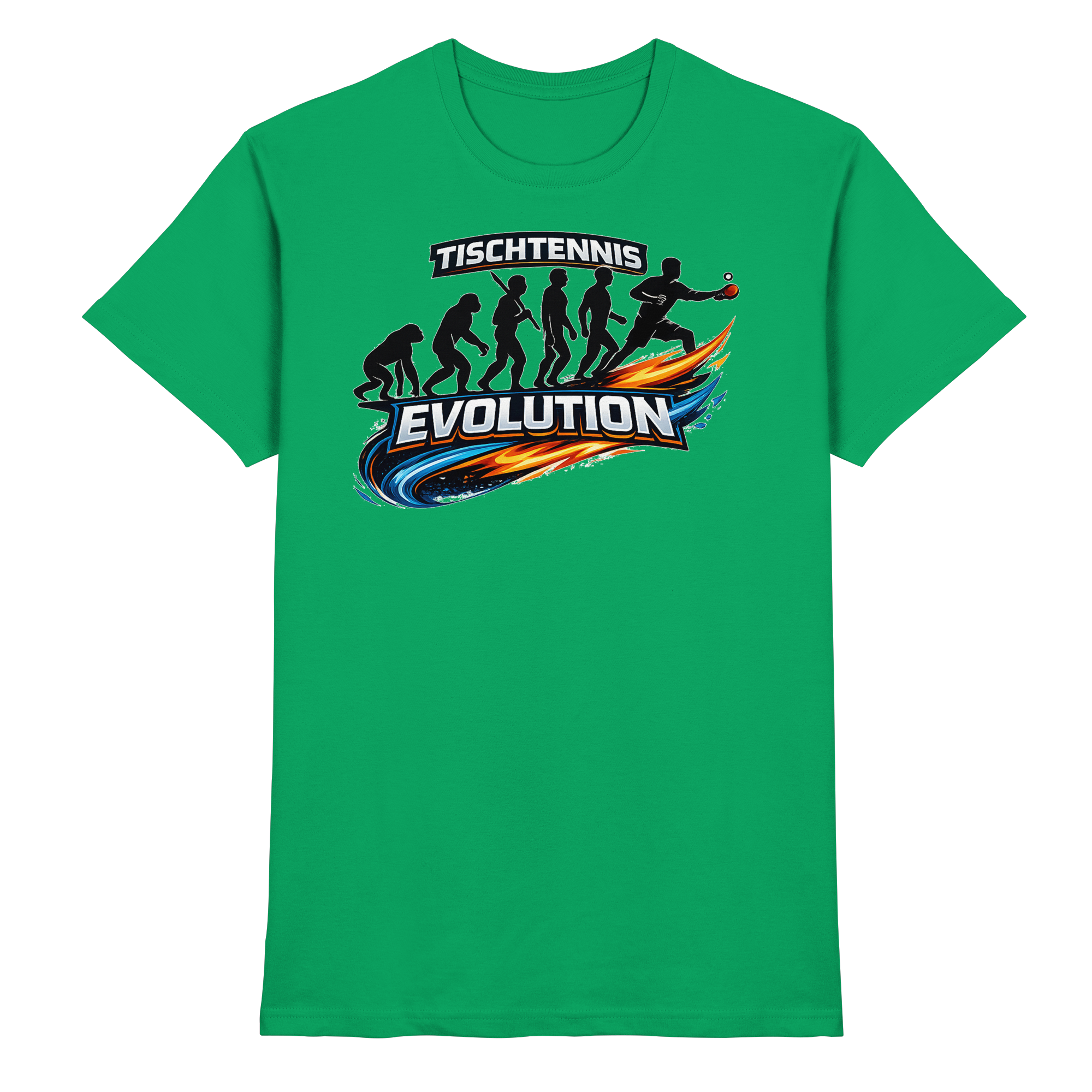 Tischtennis Evolution Sport Geschenk - Premium Shirt
