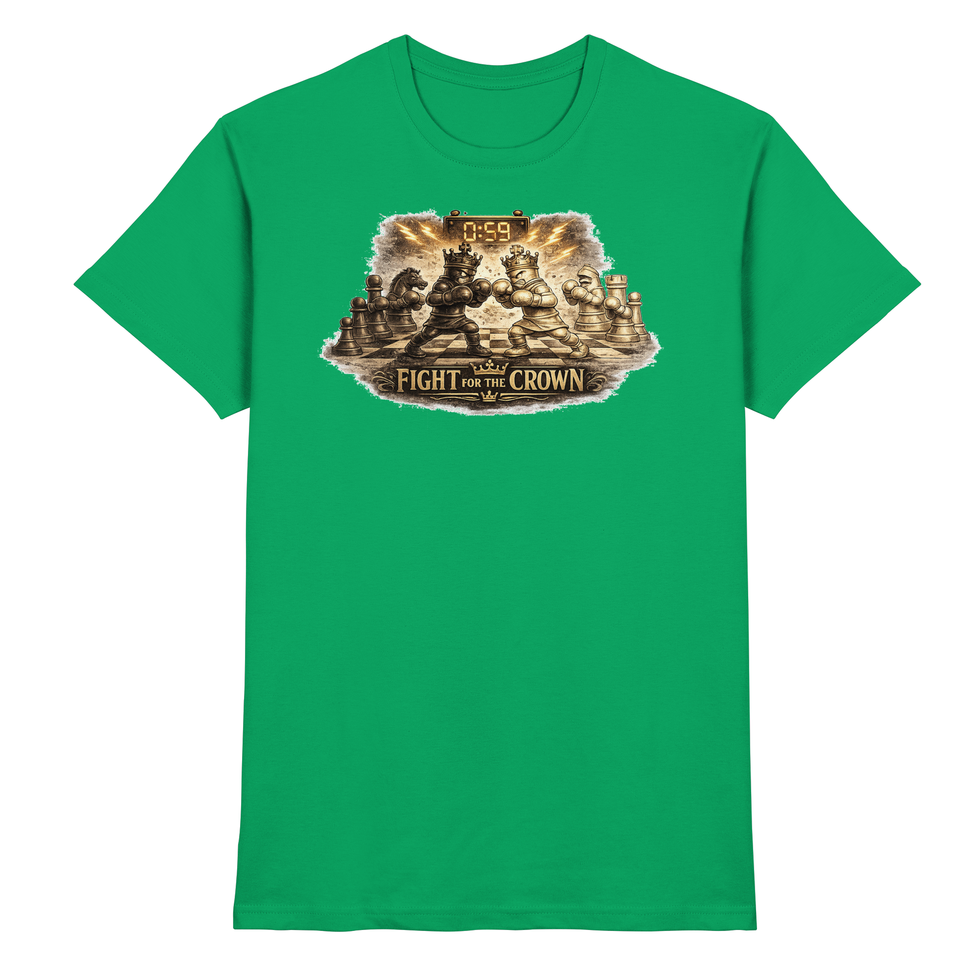 Schach/ FIGHT FOR THE CROWN - Premium Shirt