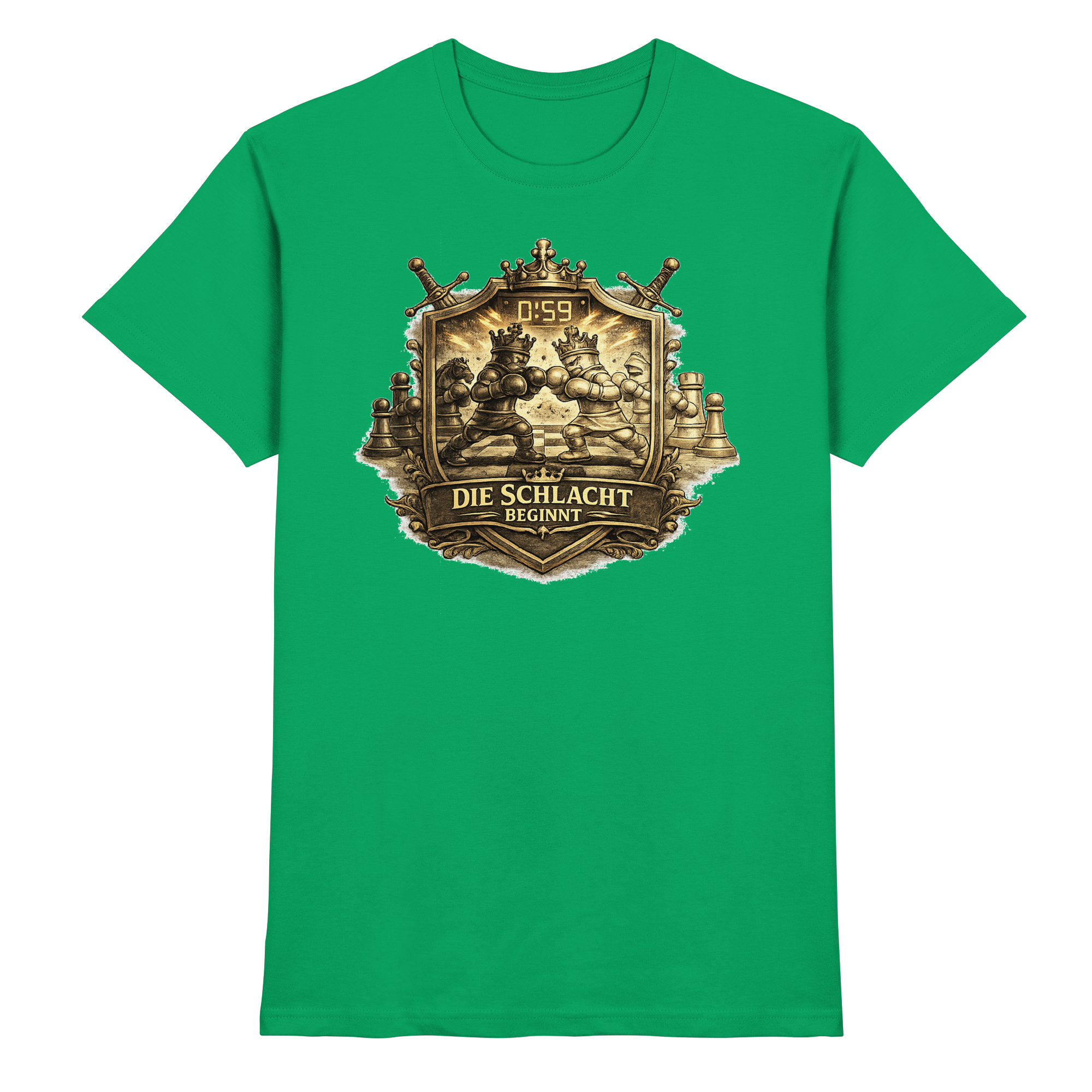 Schach/ DIE SCHLACHT BEGINNT - Premium Shirt