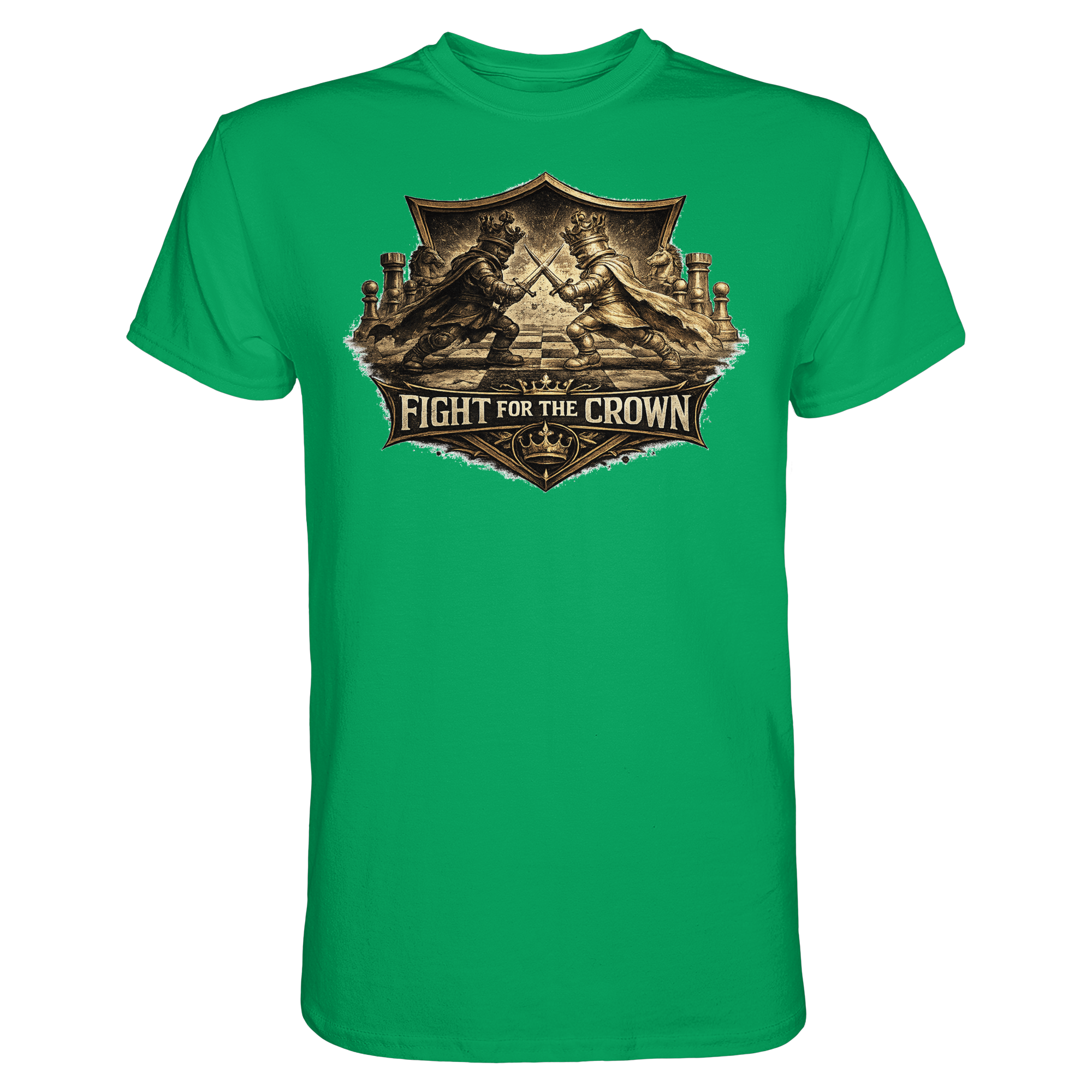 Schach Chess FIGHT FOR THE CROWN - Premium Shirt
