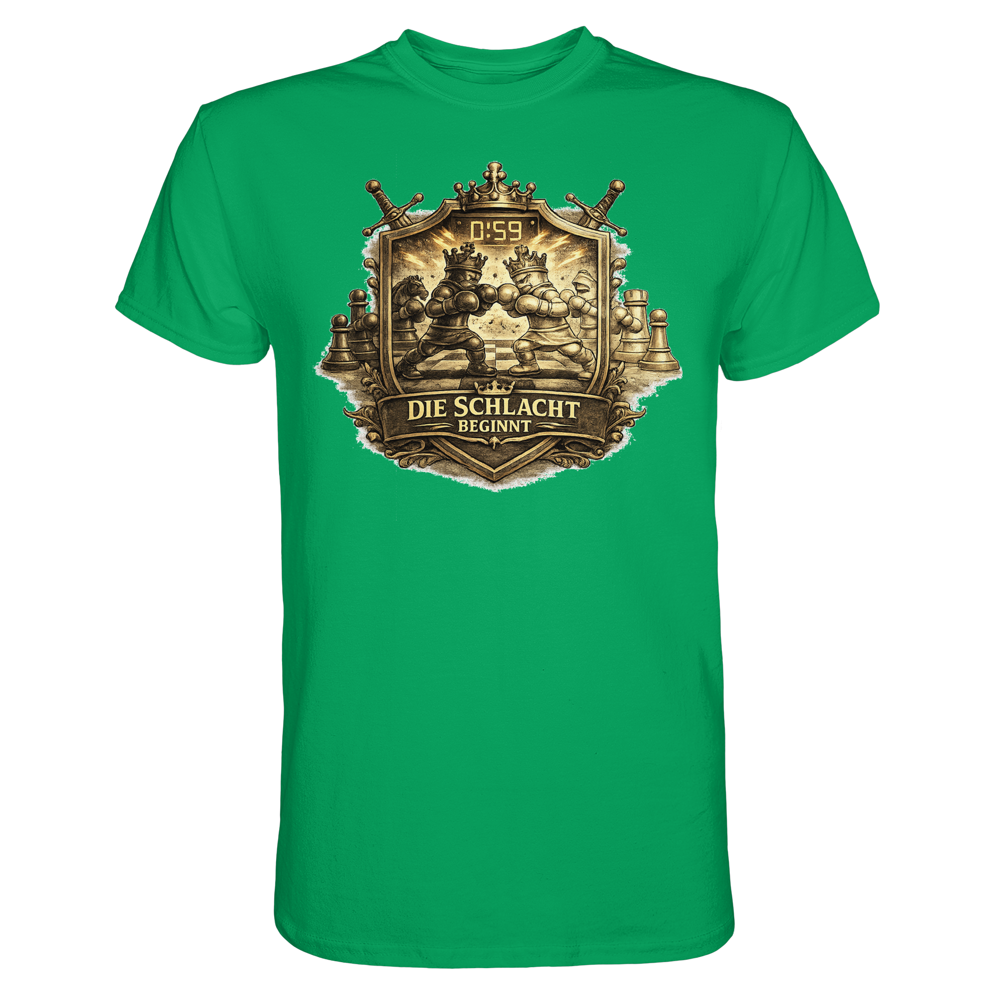 Schach/ DIE SCHLACHT BEGINNT - Premium Shirt