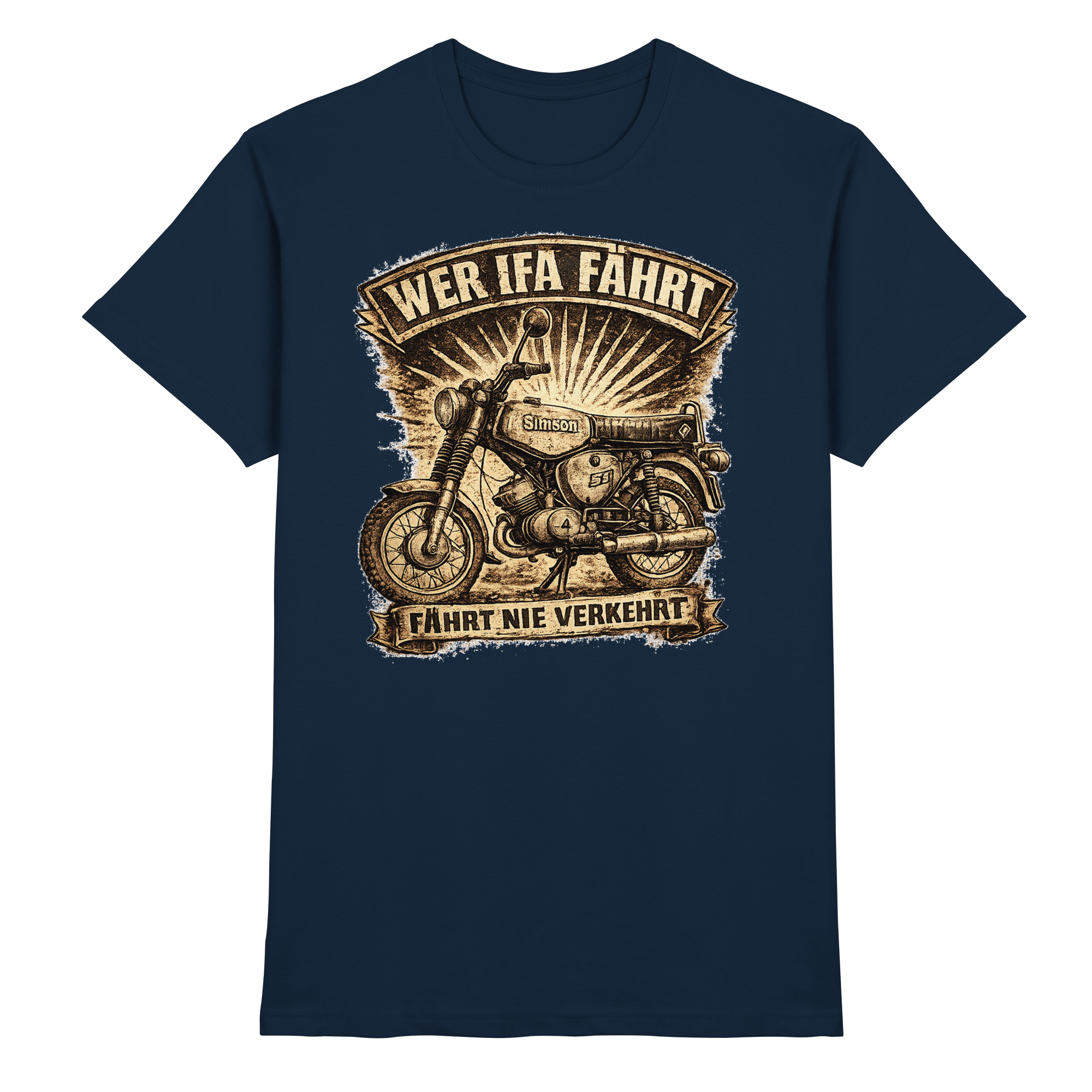 Simson WER IFA FÄHRT - Premium Shirt