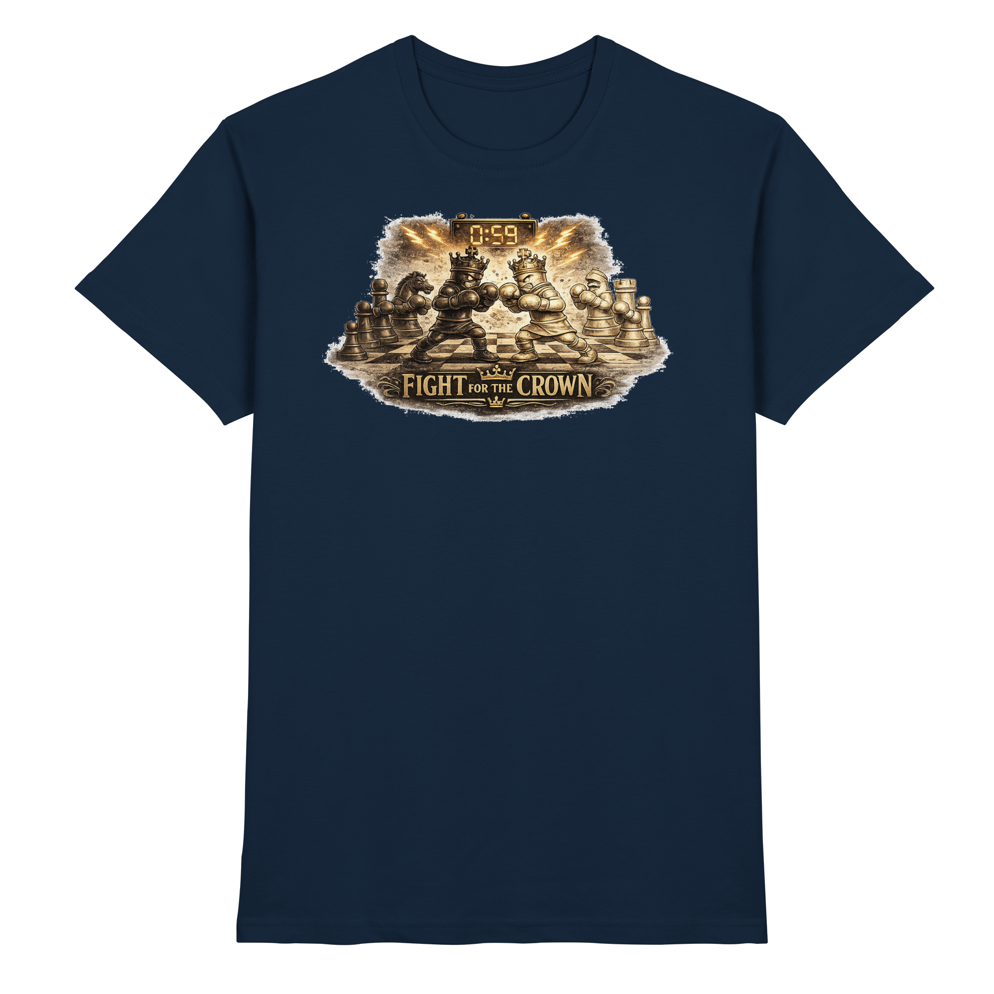Schach/ FIGHT FOR THE CROWN - Premium Shirt