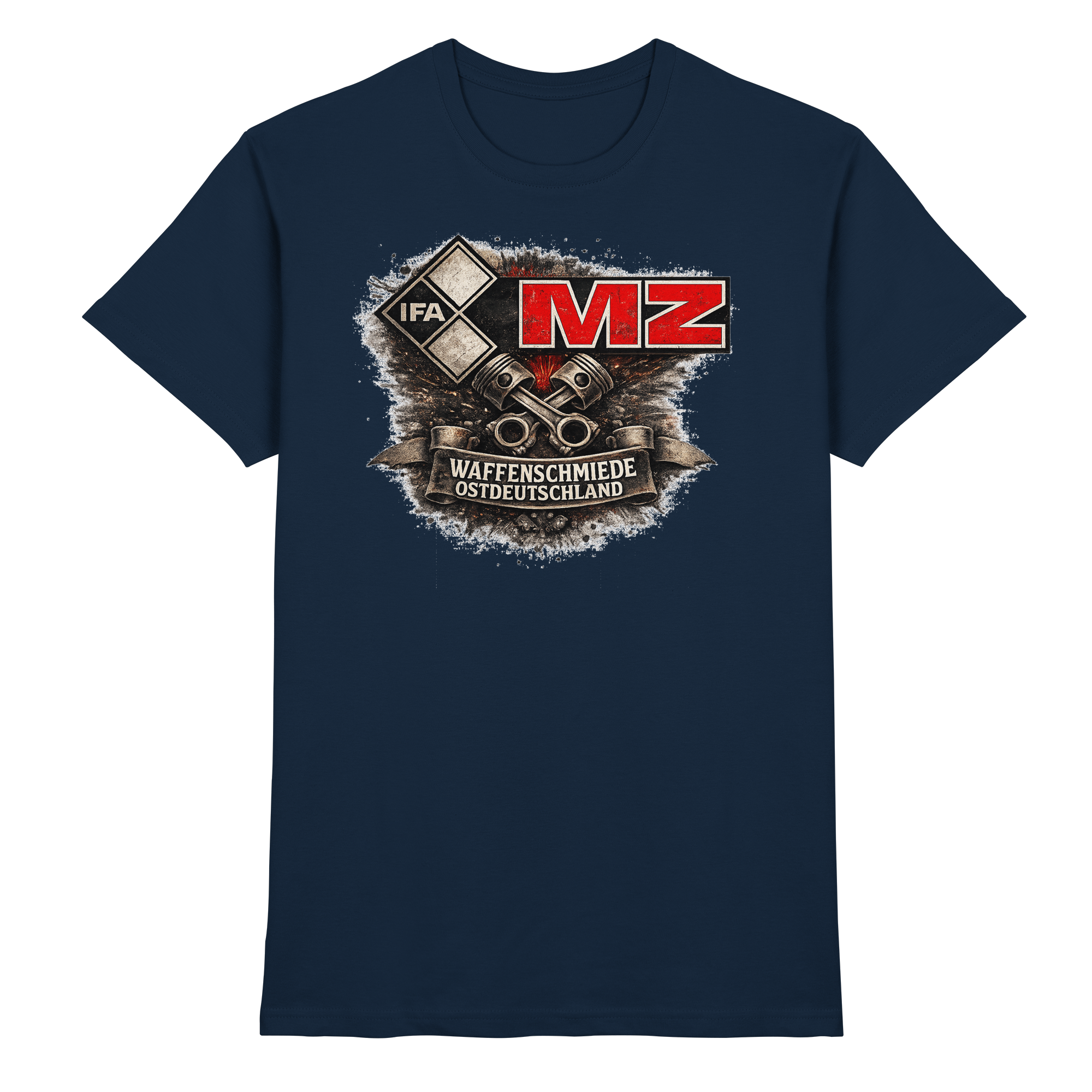 MZ IFA Waffenschmiede Ostdeutschland - Premium Shirt