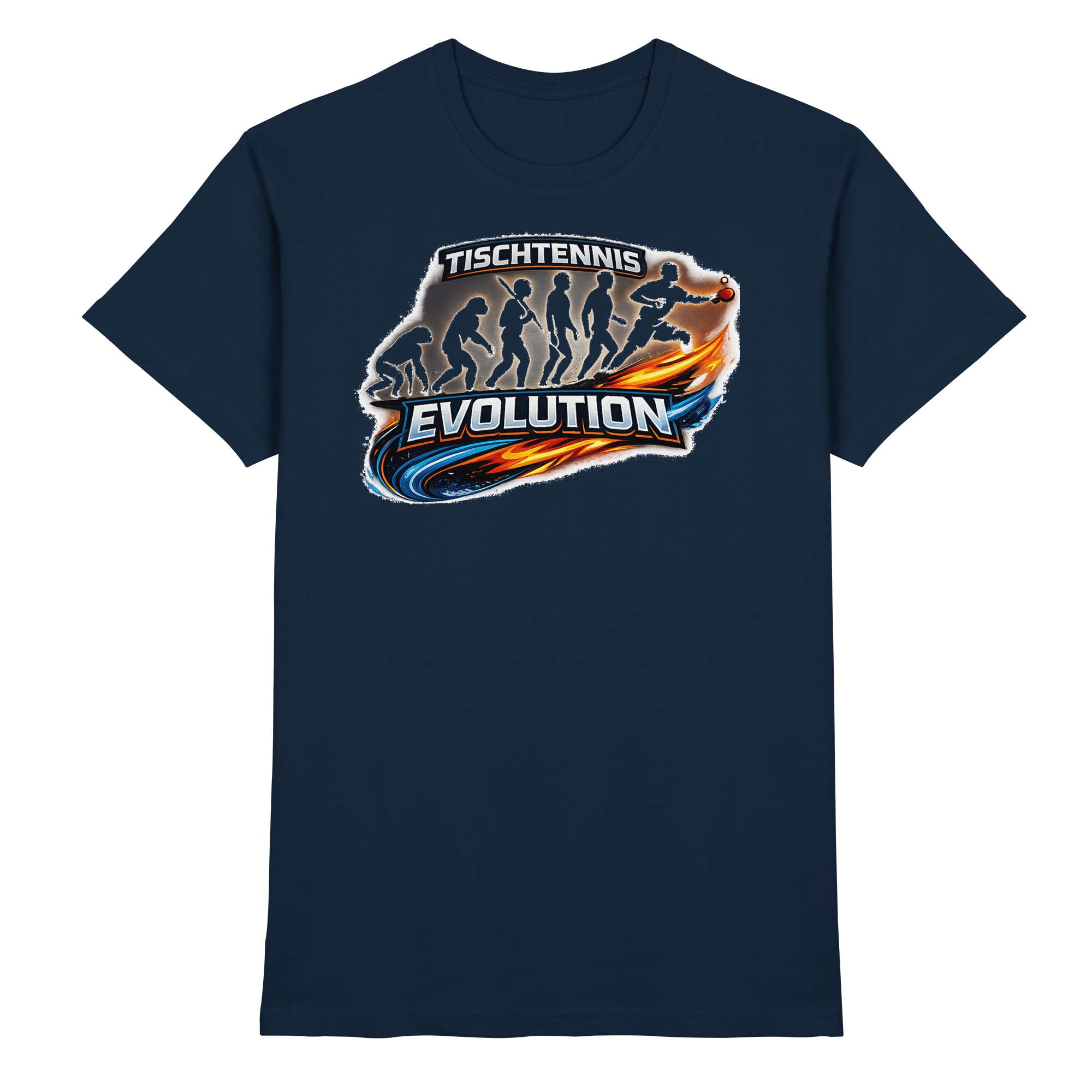 Tischtennis Evolution Sport Geschenk - Premium Shirt