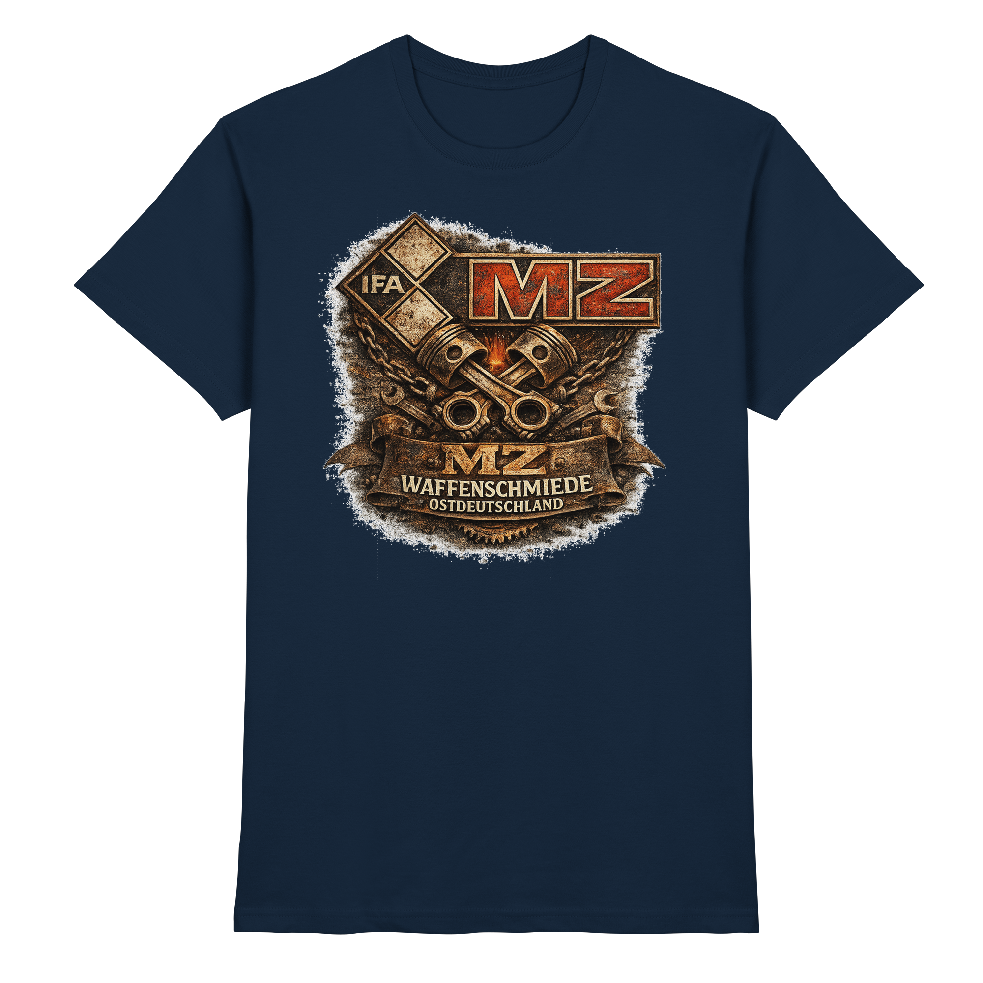 MZ IFA Waffenschmiede Ostdeutschland - Premium Shirt