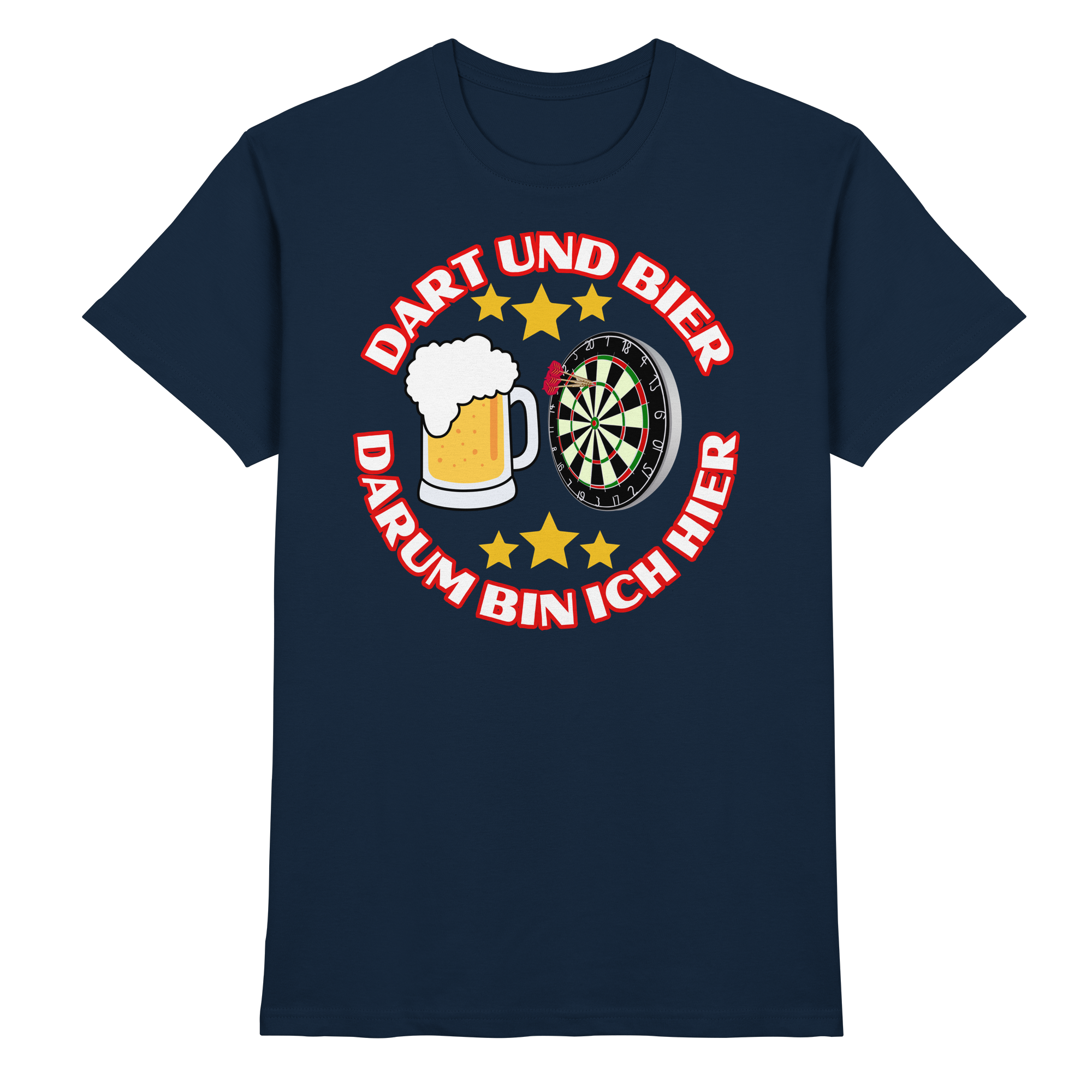 DART UND BIER - Premium Shirt