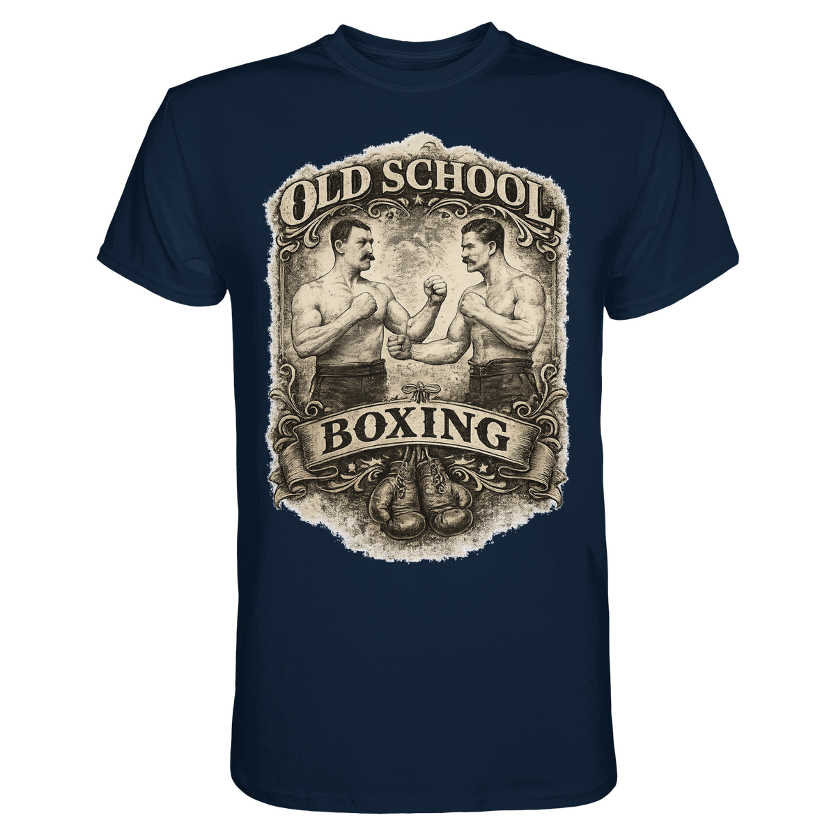 Old School Boxing Boxsport Boxen Geschenk  - Premium Shirt