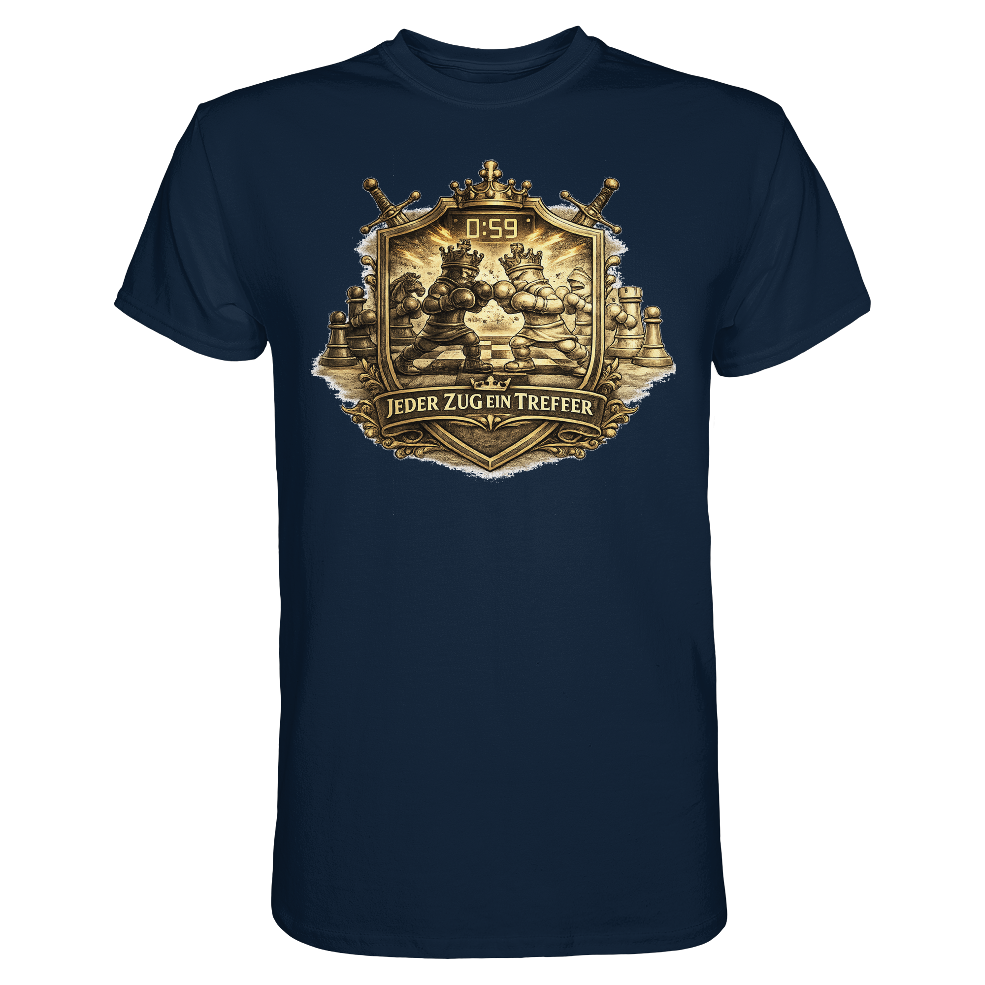 Schach/ JEDER ZUG EIN TREFFER  - Premium Shirt