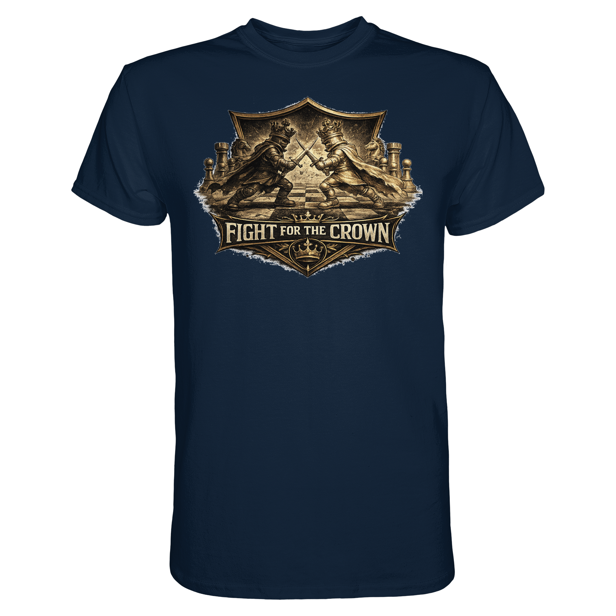Schach Chess FIGHT FOR THE CROWN - Premium Shirt