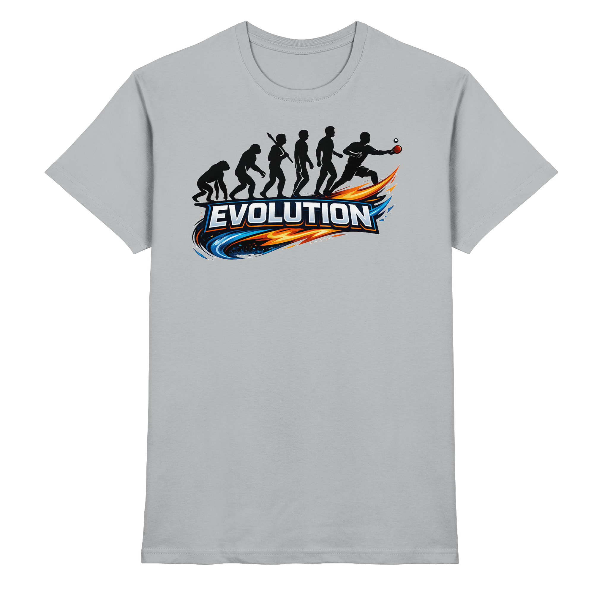 Tischtennis Evolution Sport Geschenk - Premium Shirt