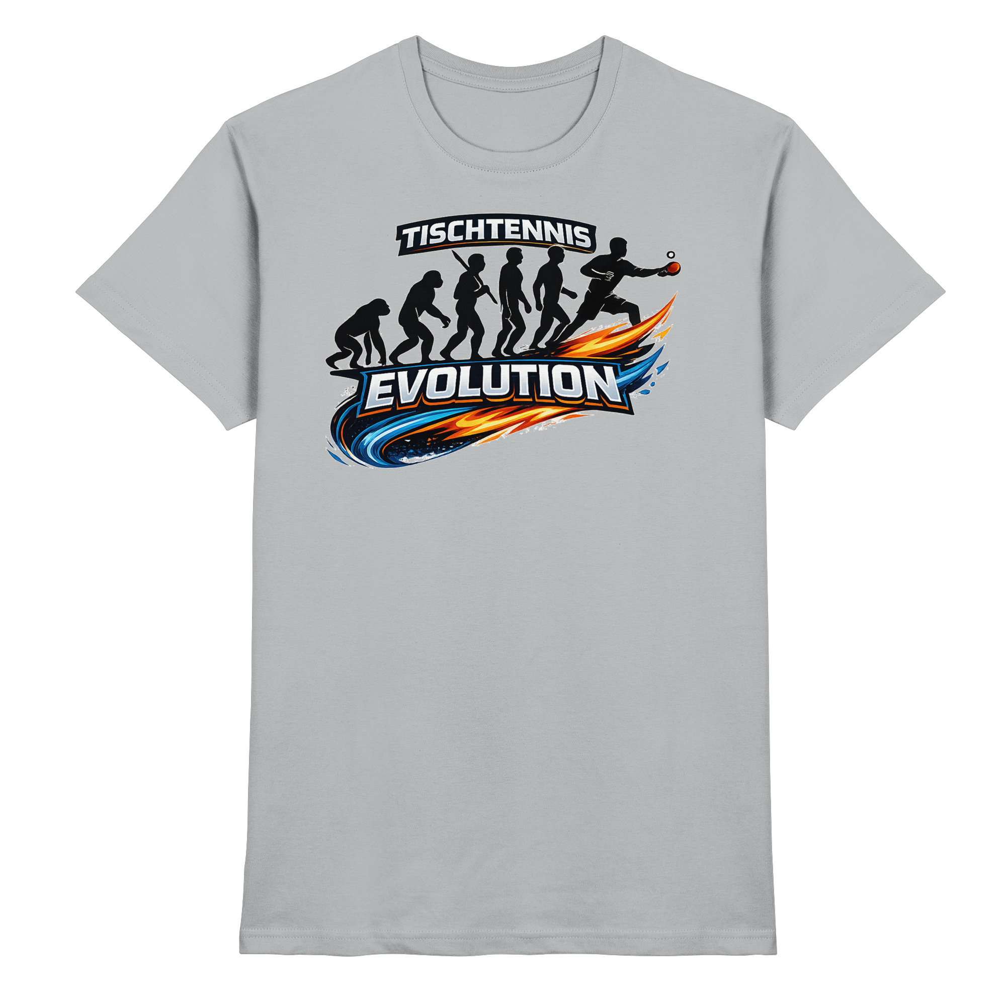 Tischtennis Evolution Sport Geschenk - Premium Shirt