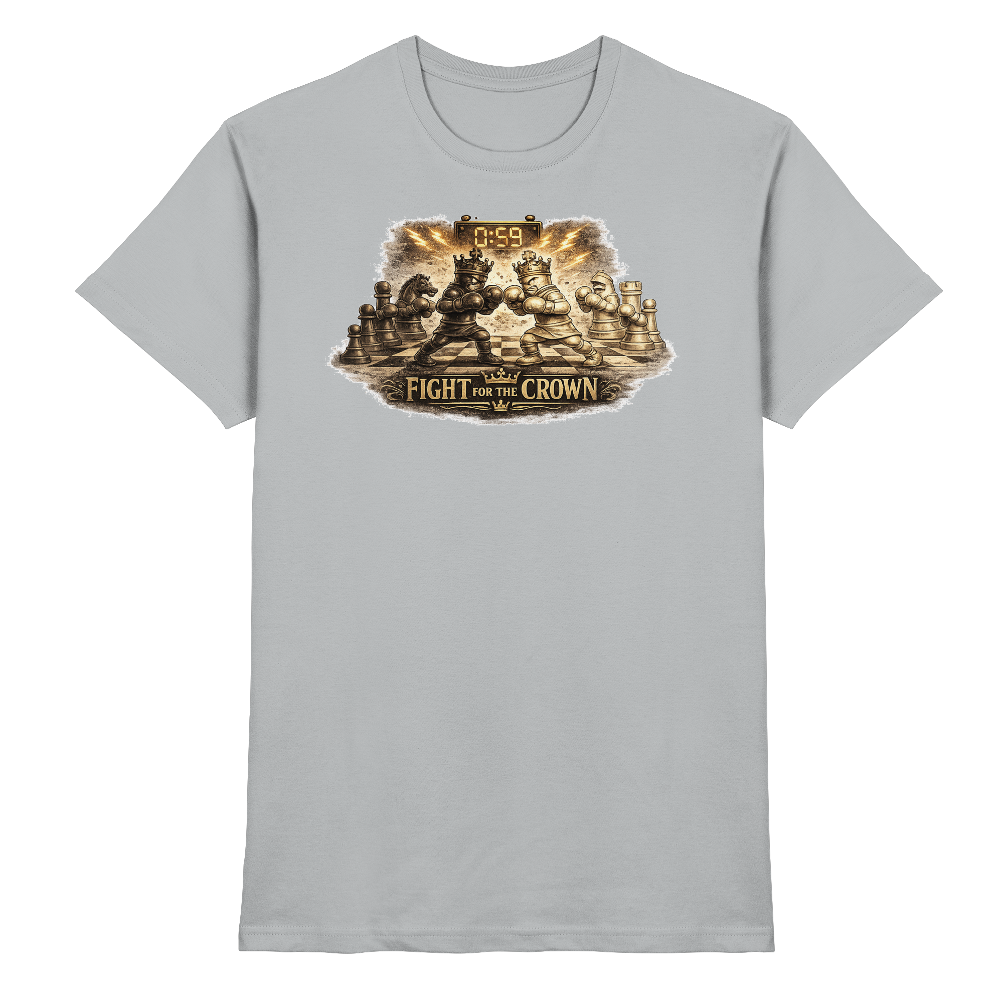 Schach/ FIGHT FOR THE CROWN - Premium Shirt