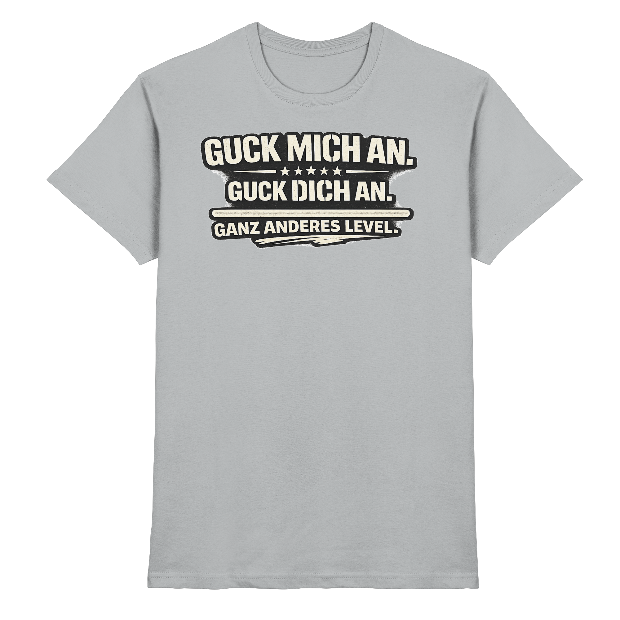 Lustige Sprüche GUCK MICH AN  - Premium Shirt
