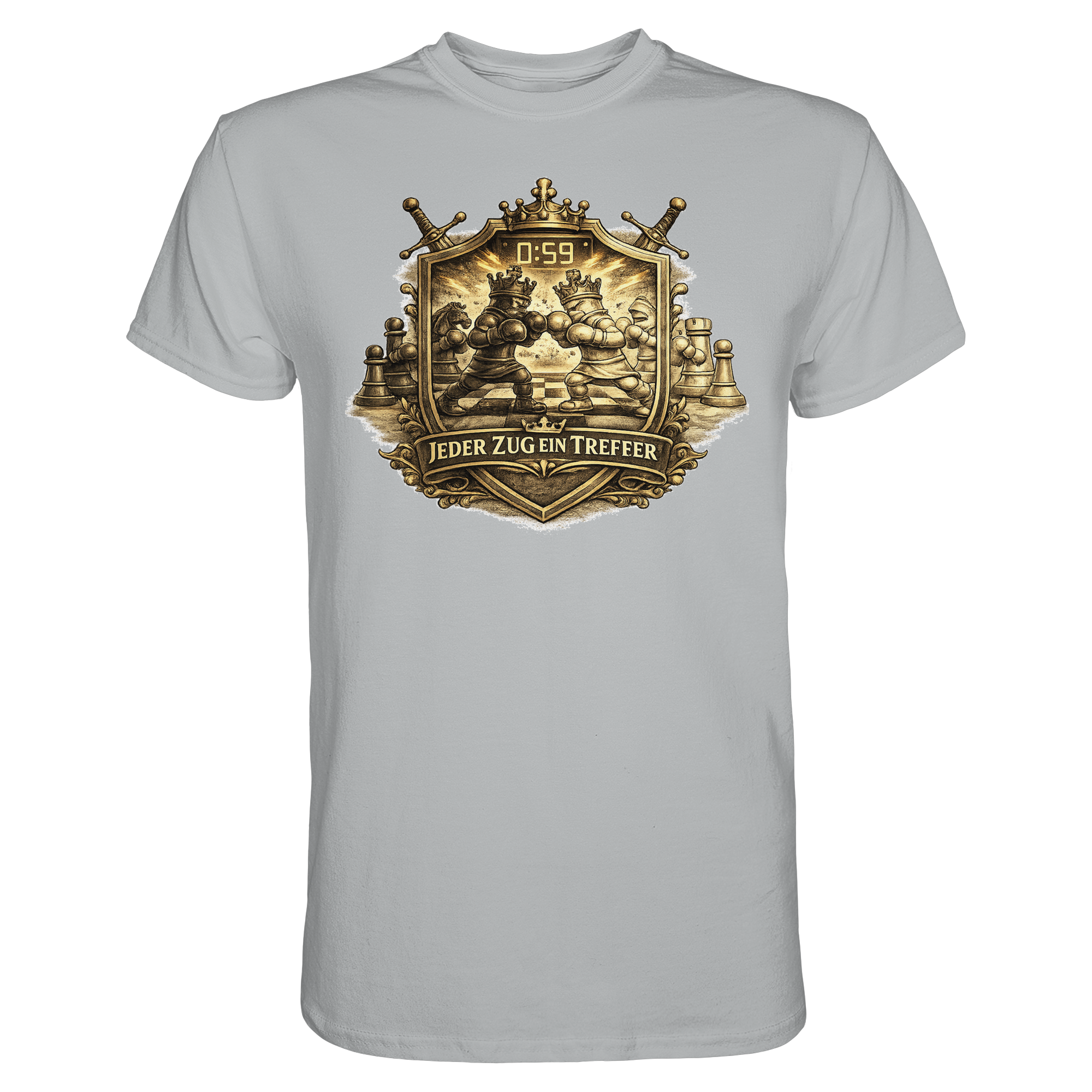 Schach/ JEDER ZUG EIN TREFFER  - Premium Shirt