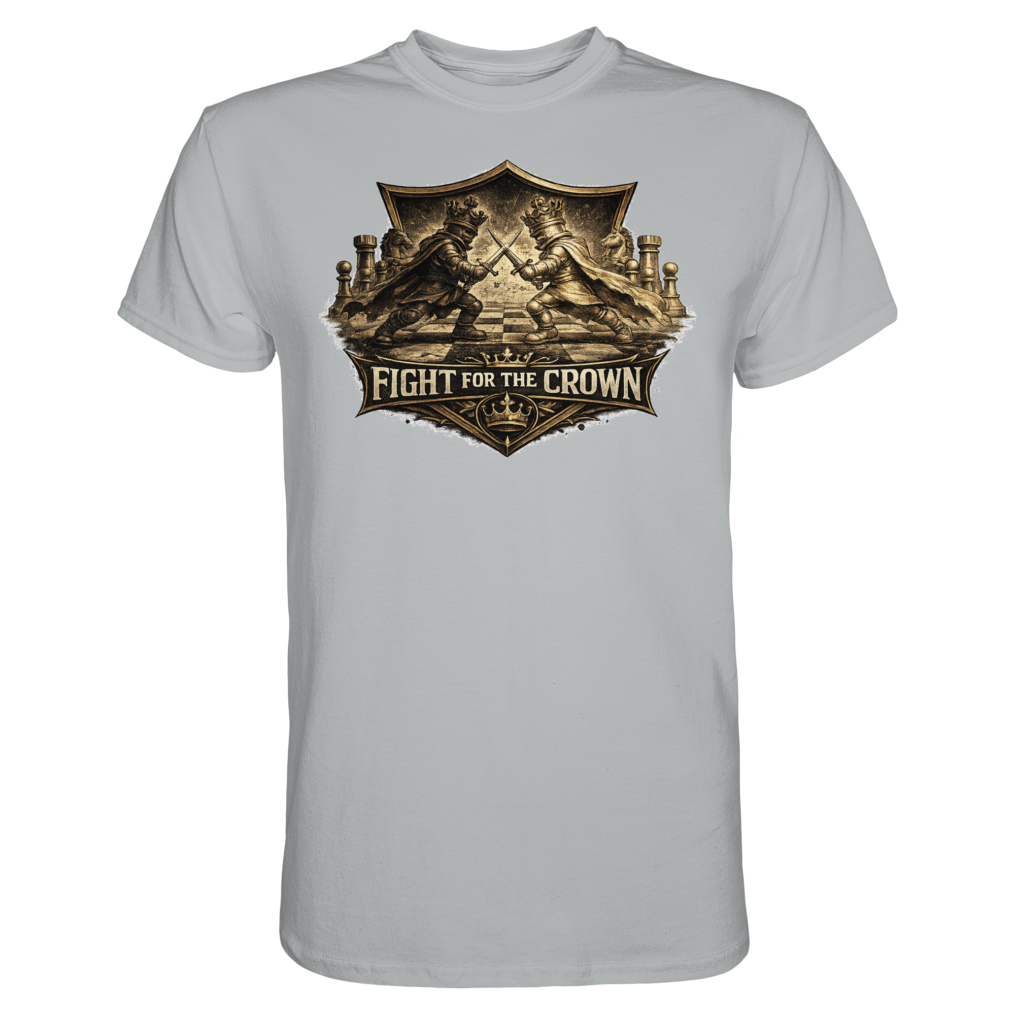 Schach Chess FIGHT FOR THE CROWN - Premium Shirt