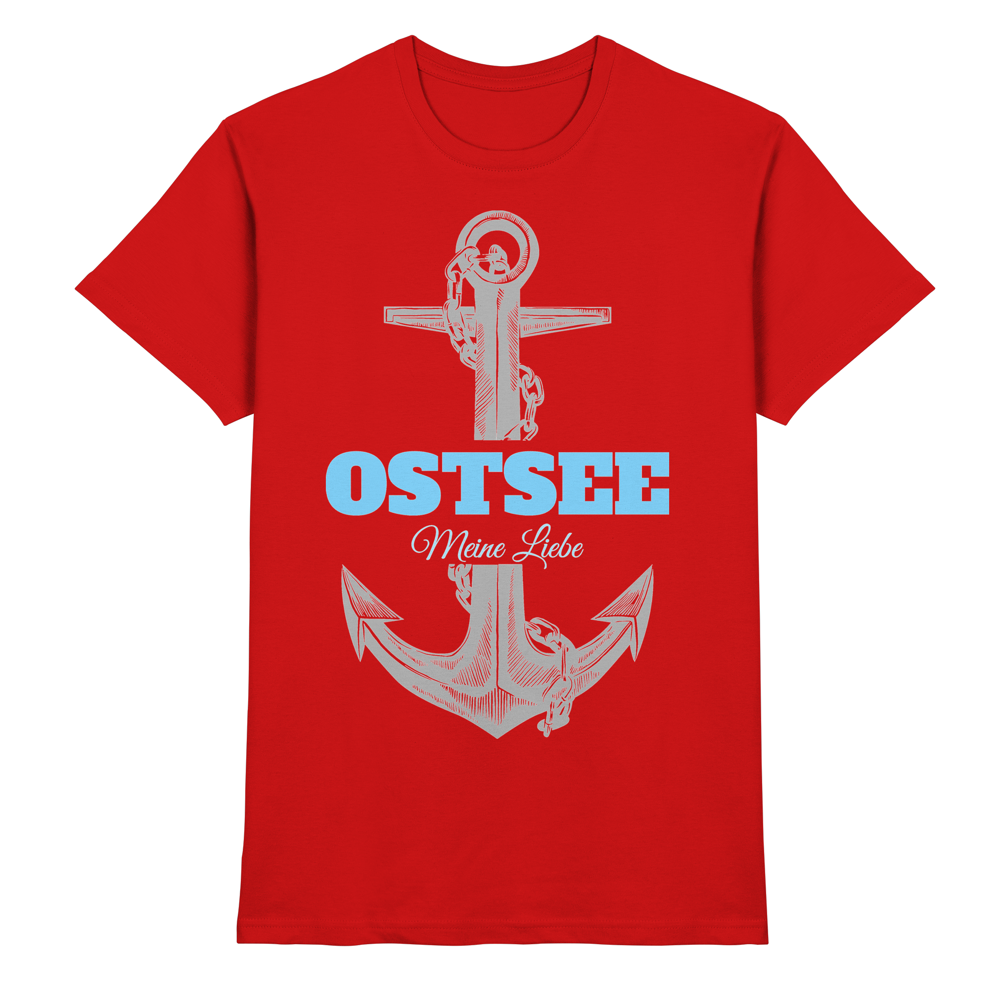 Ostsee Ferien Urlaub Geschenk - Premium Shirt