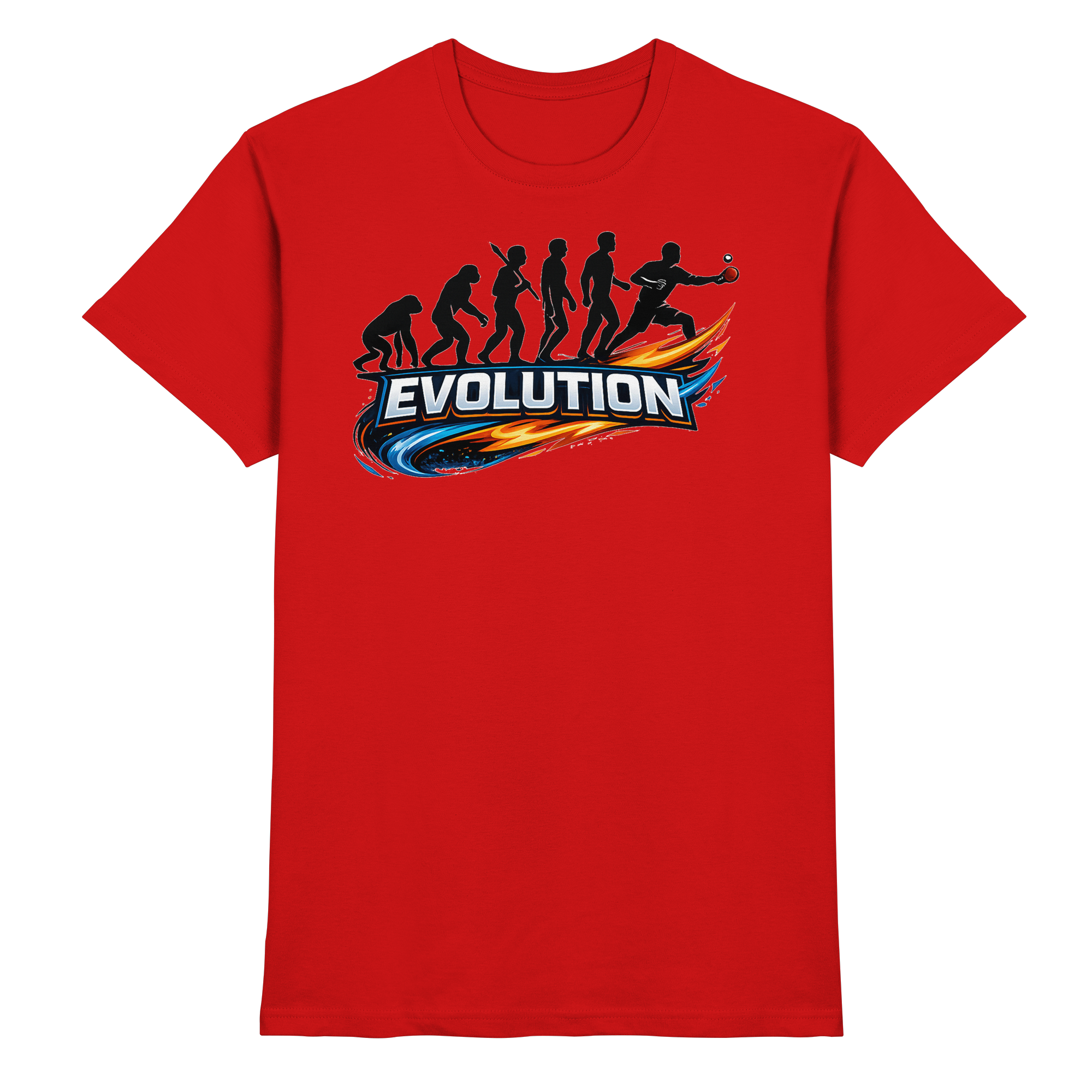 Tischtennis Evolution Sport Geschenk - Premium Shirt