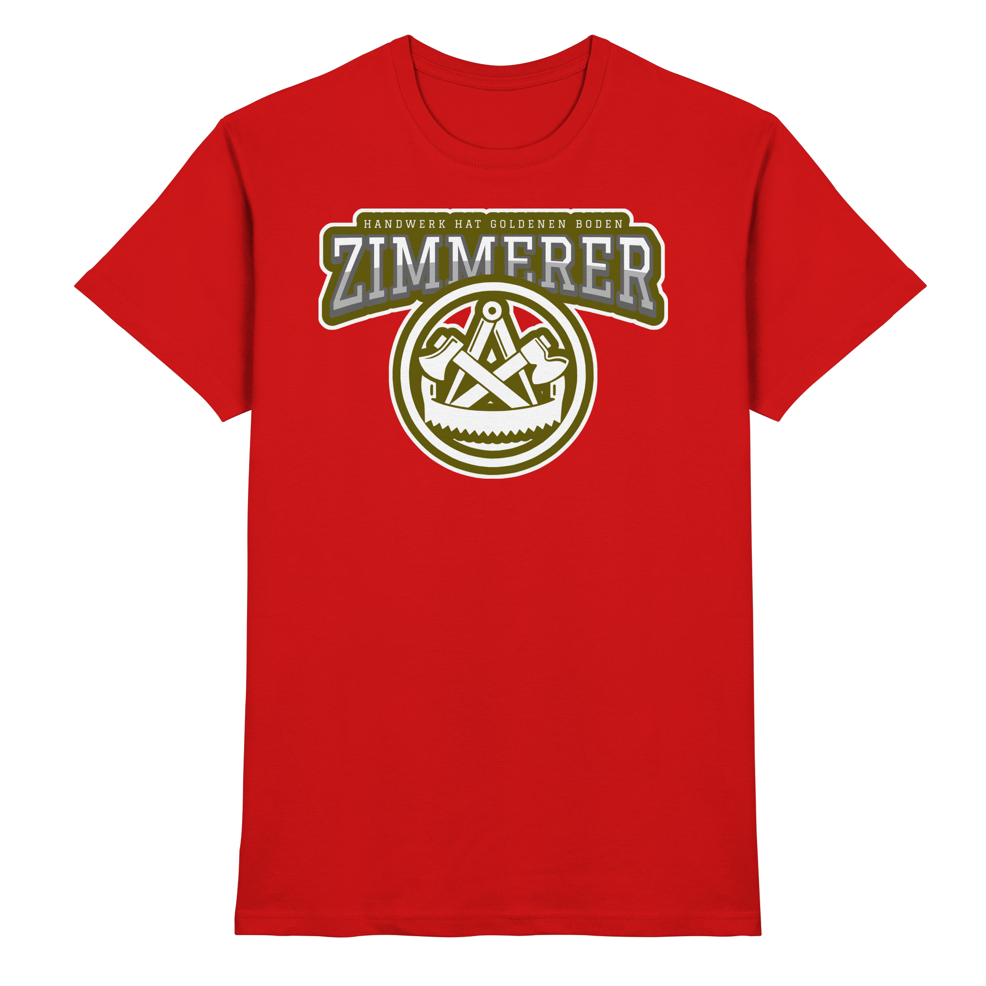 Zimmerer Zimmermann Handwerk - Premium Shirt