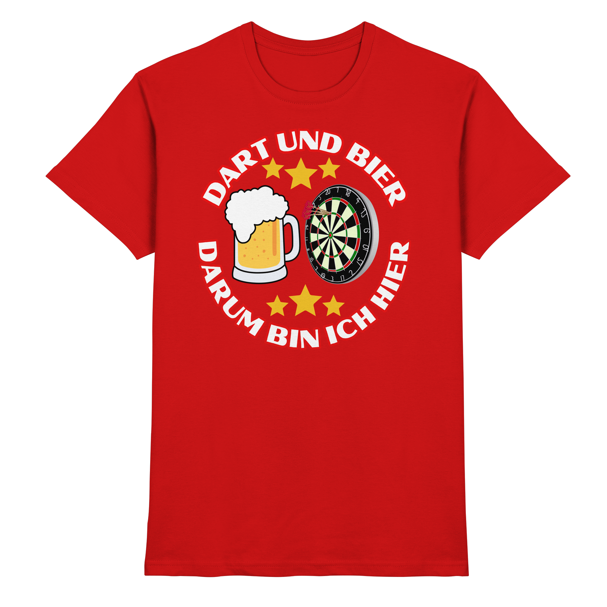 DART UND BIER - Premium Shirt