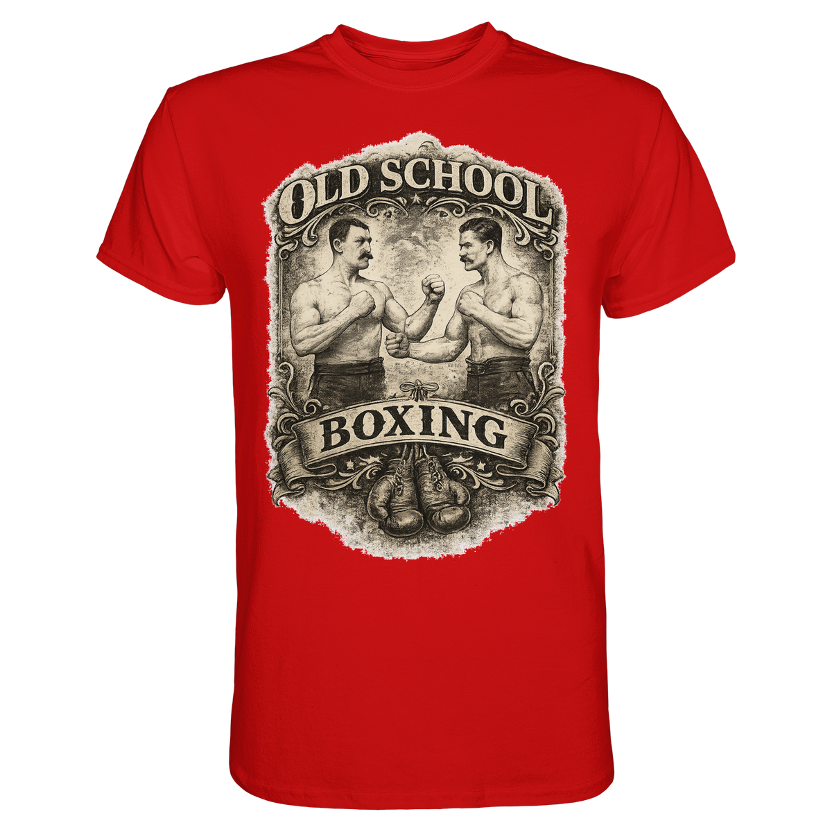 Old School Boxing Boxsport Boxen Geschenk  - Premium Shirt
