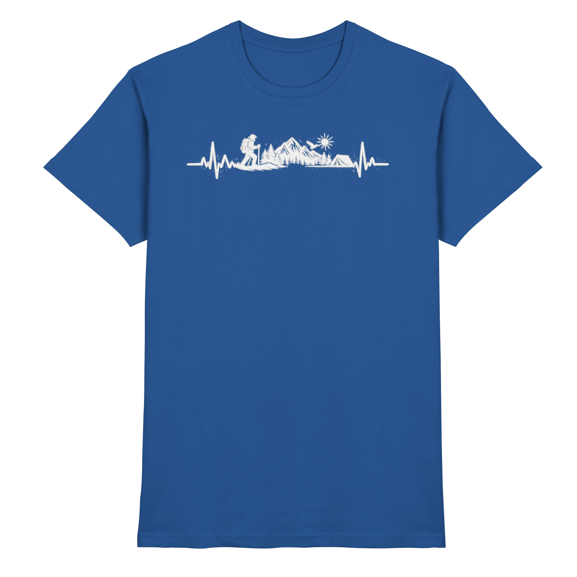 Wandern EKG Geschenk - Premium Shirt