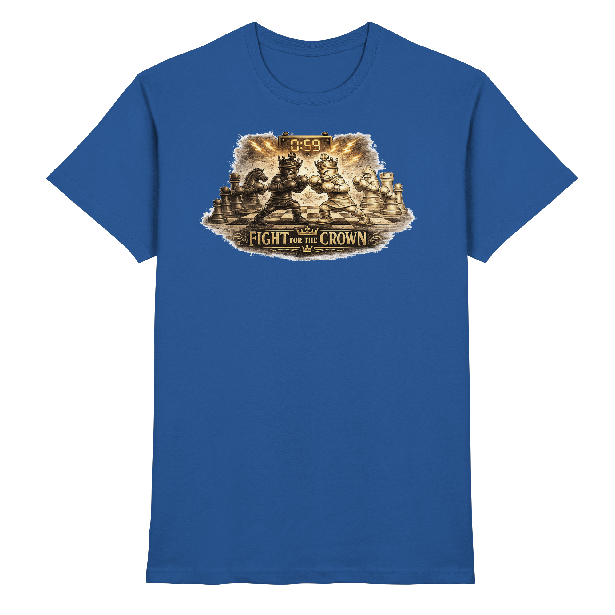 Schach/ FIGHT FOR THE CROWN - Premium Shirt