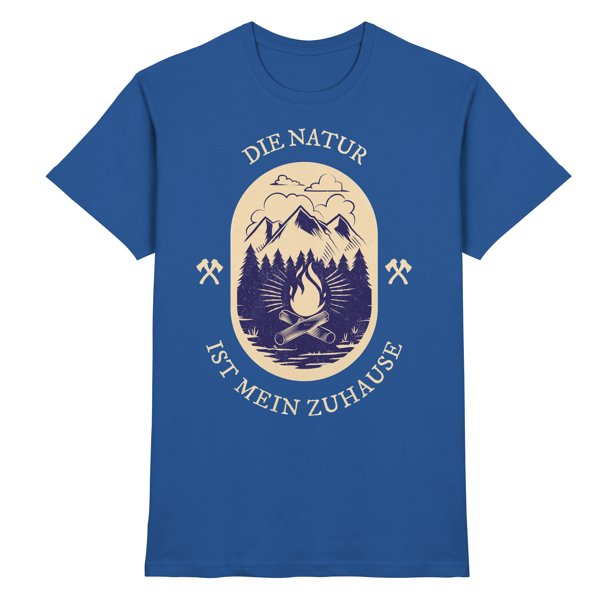 DIE NATUR IST MEIN ZU HAUSE Outdoor - Premium Shirt