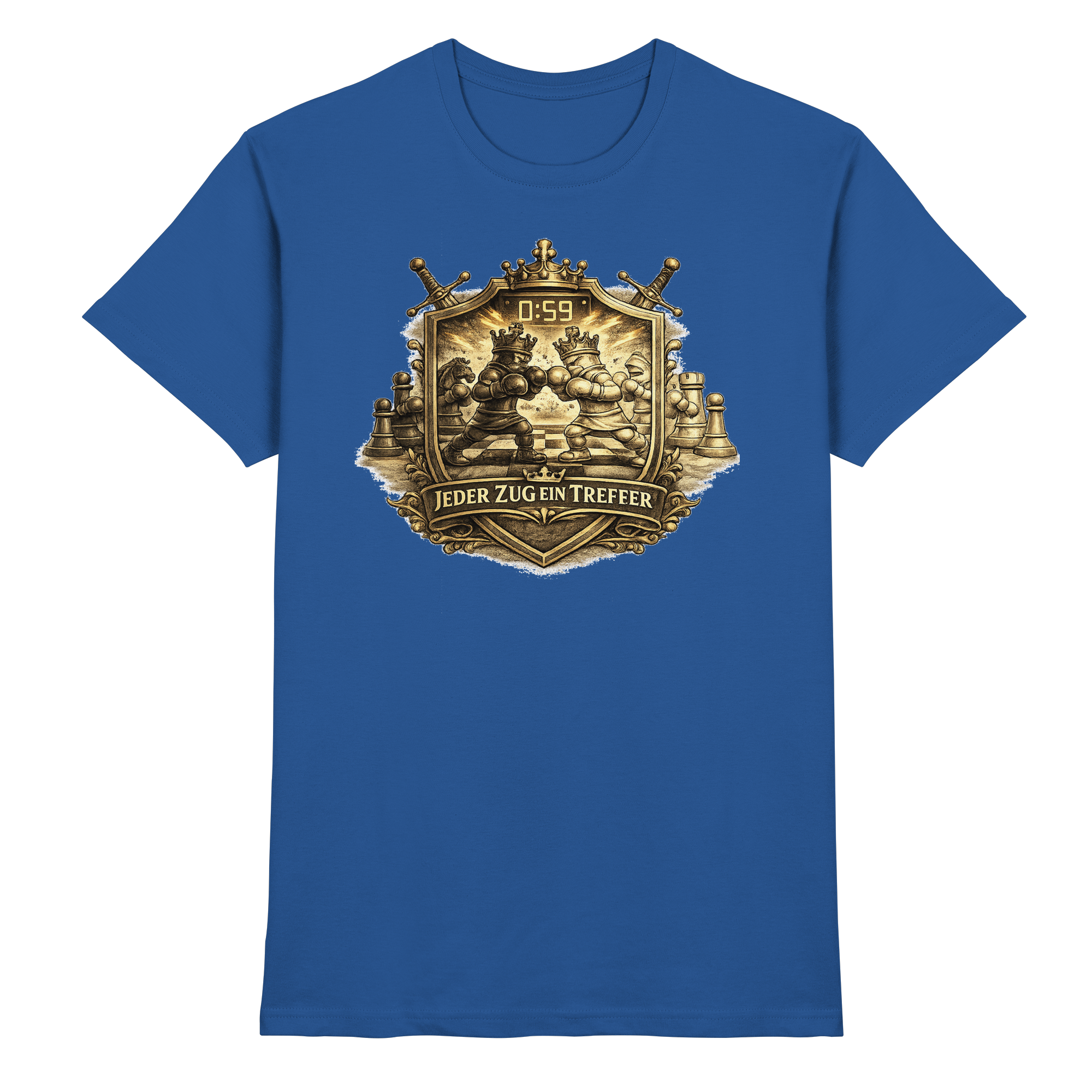 Schach/ JEDER ZUG EIN TREFFER  - Premium Shirt