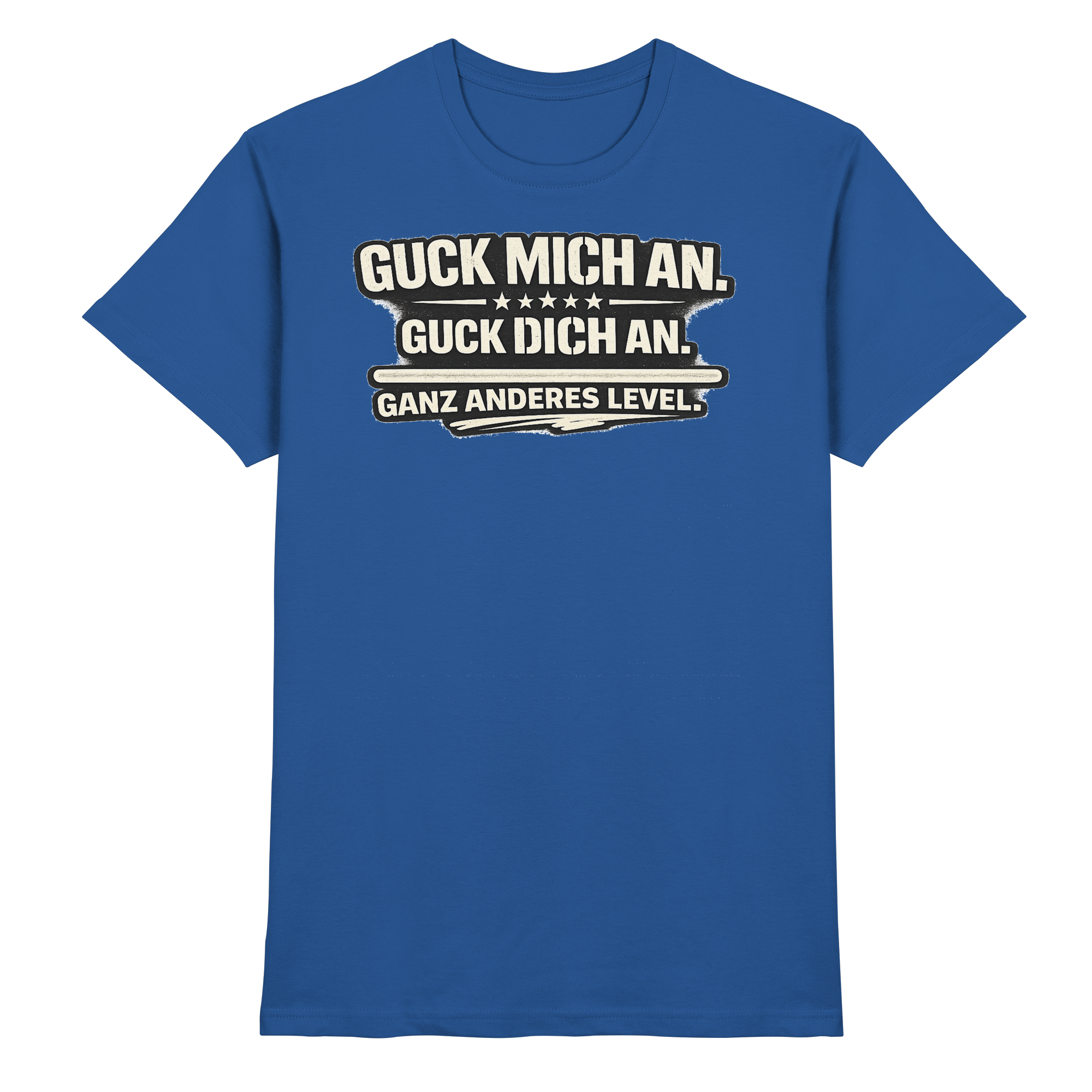 Lustige Sprüche GUCK MICH AN  - Premium Shirt