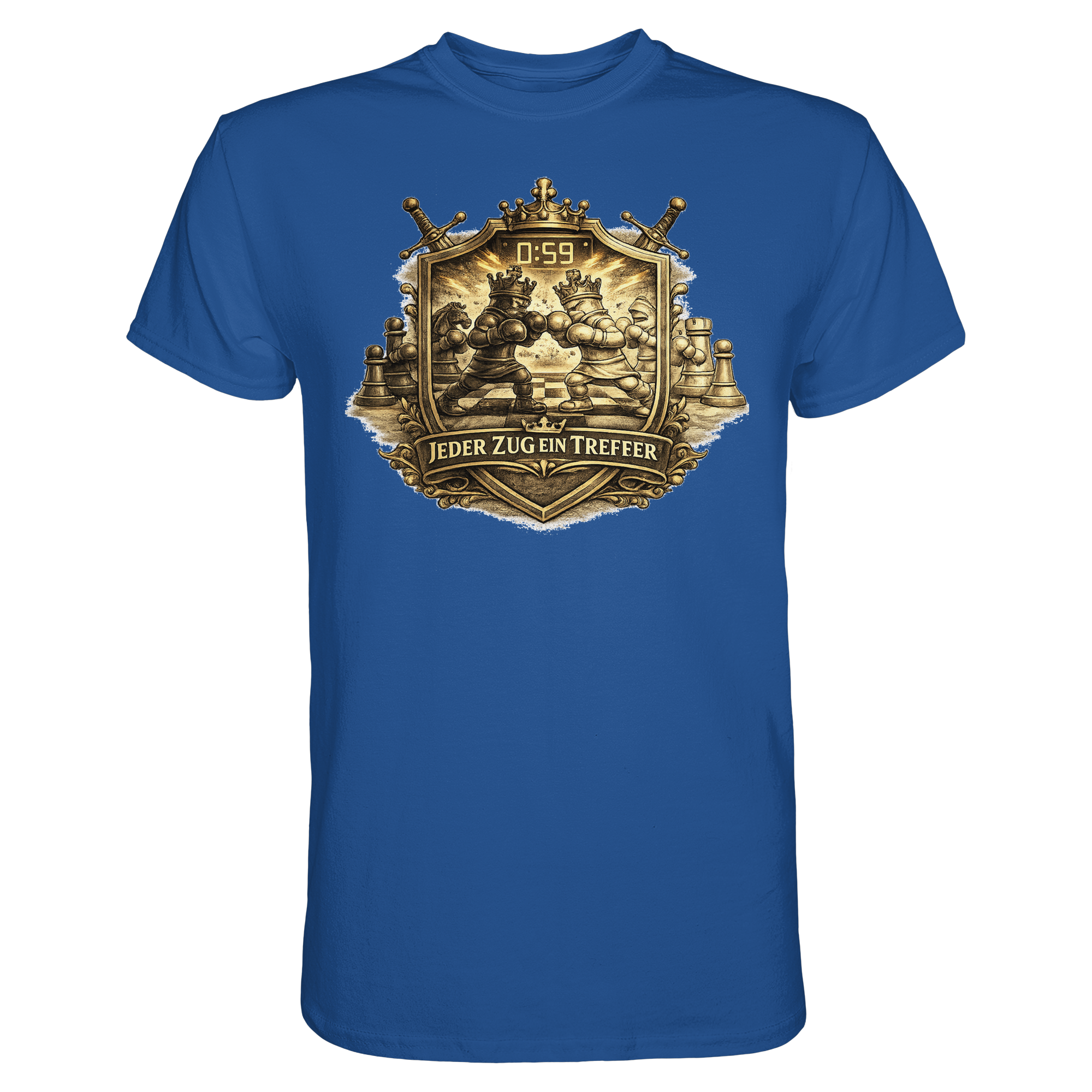 Schach/ JEDER ZUG EIN TREFFER  - Premium Shirt