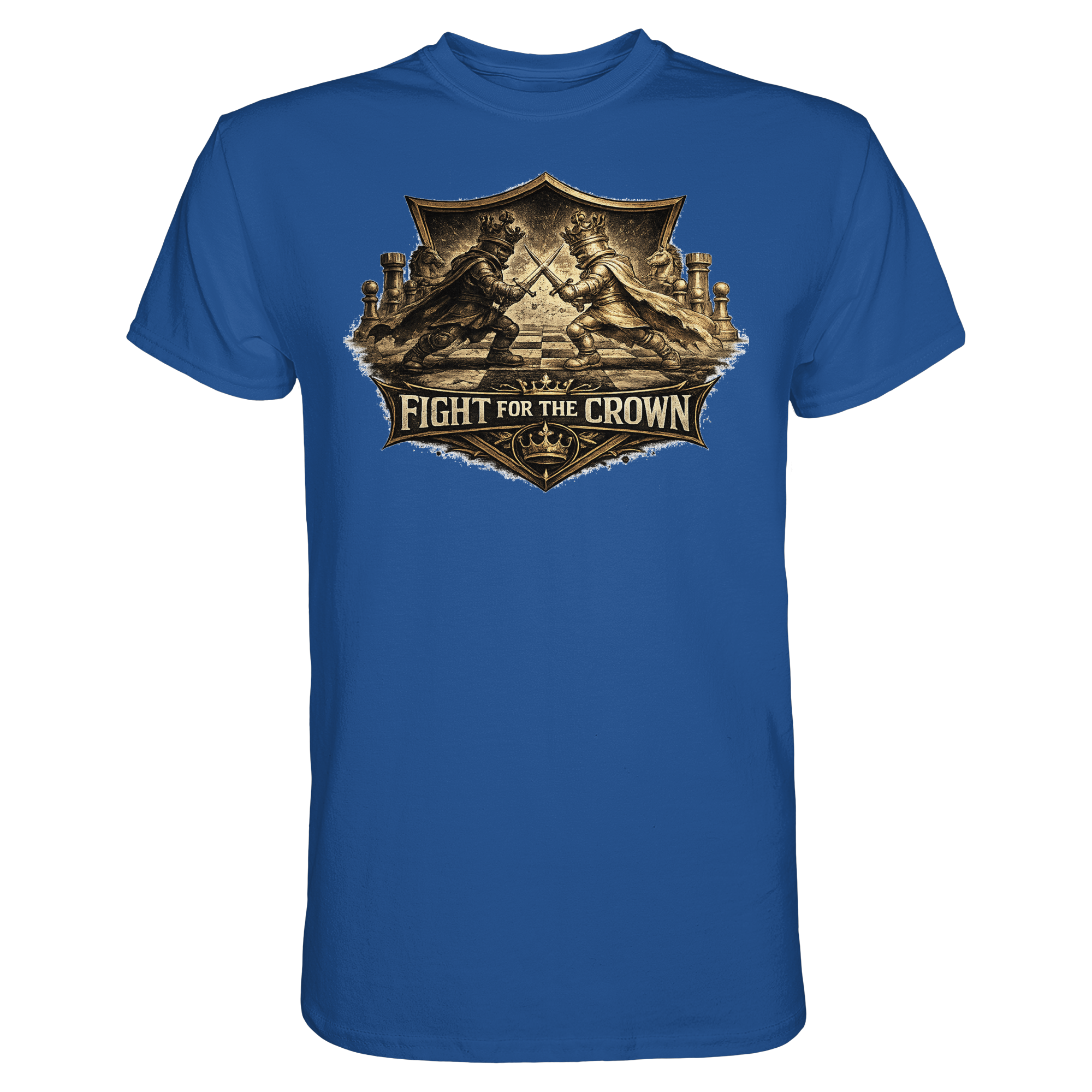 Schach Chess FIGHT FOR THE CROWN - Premium Shirt