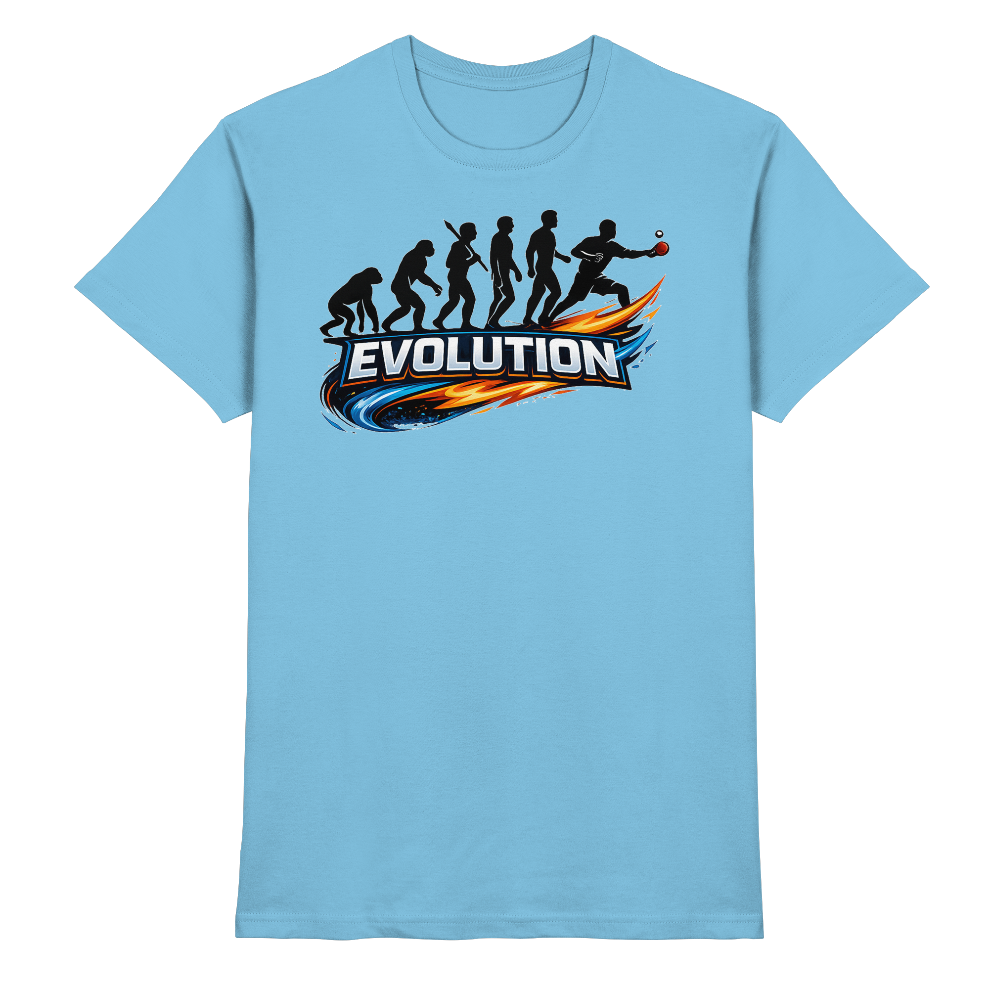 Tischtennis Evolution Sport Geschenk - Premium Shirt