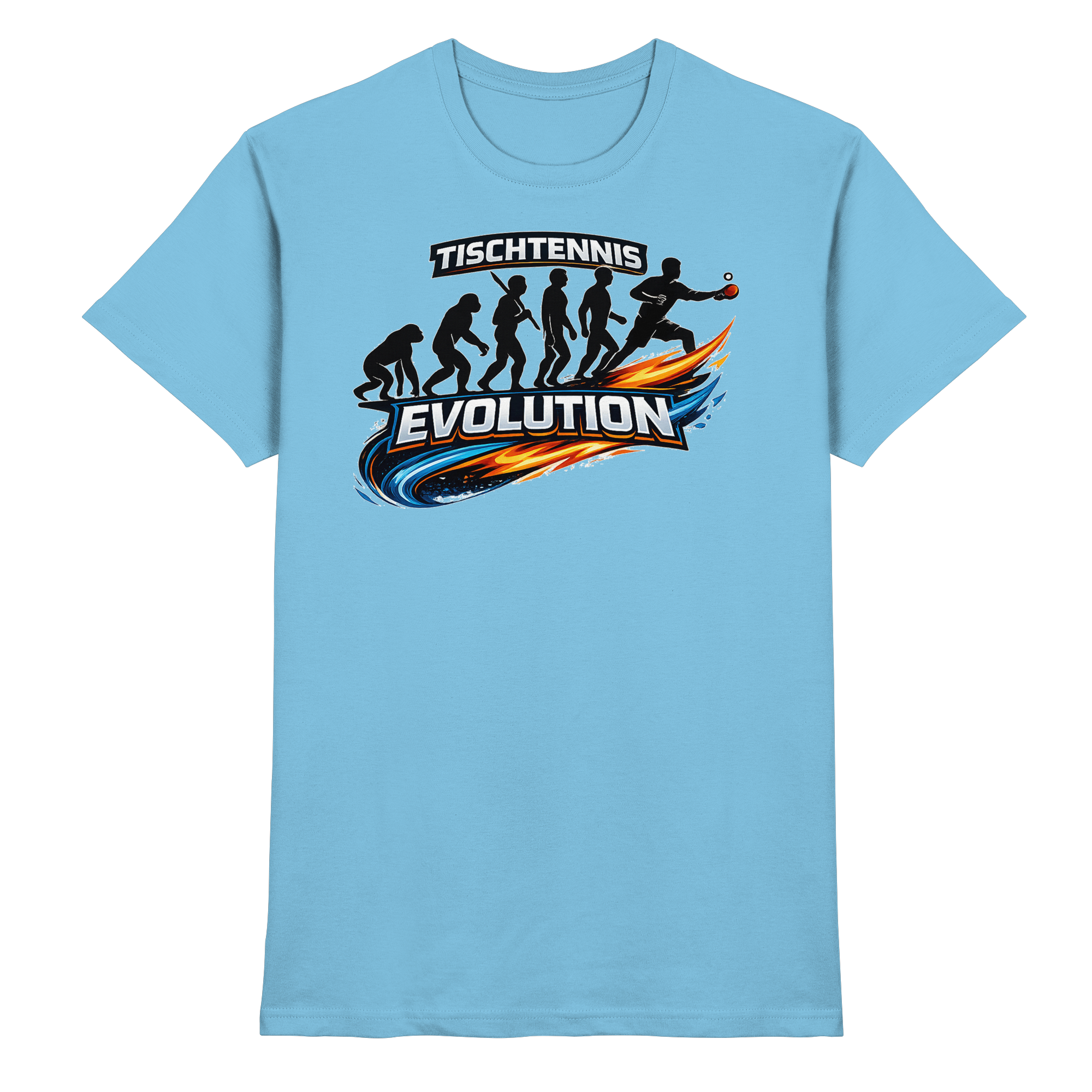 Tischtennis Evolution Sport Geschenk - Premium Shirt