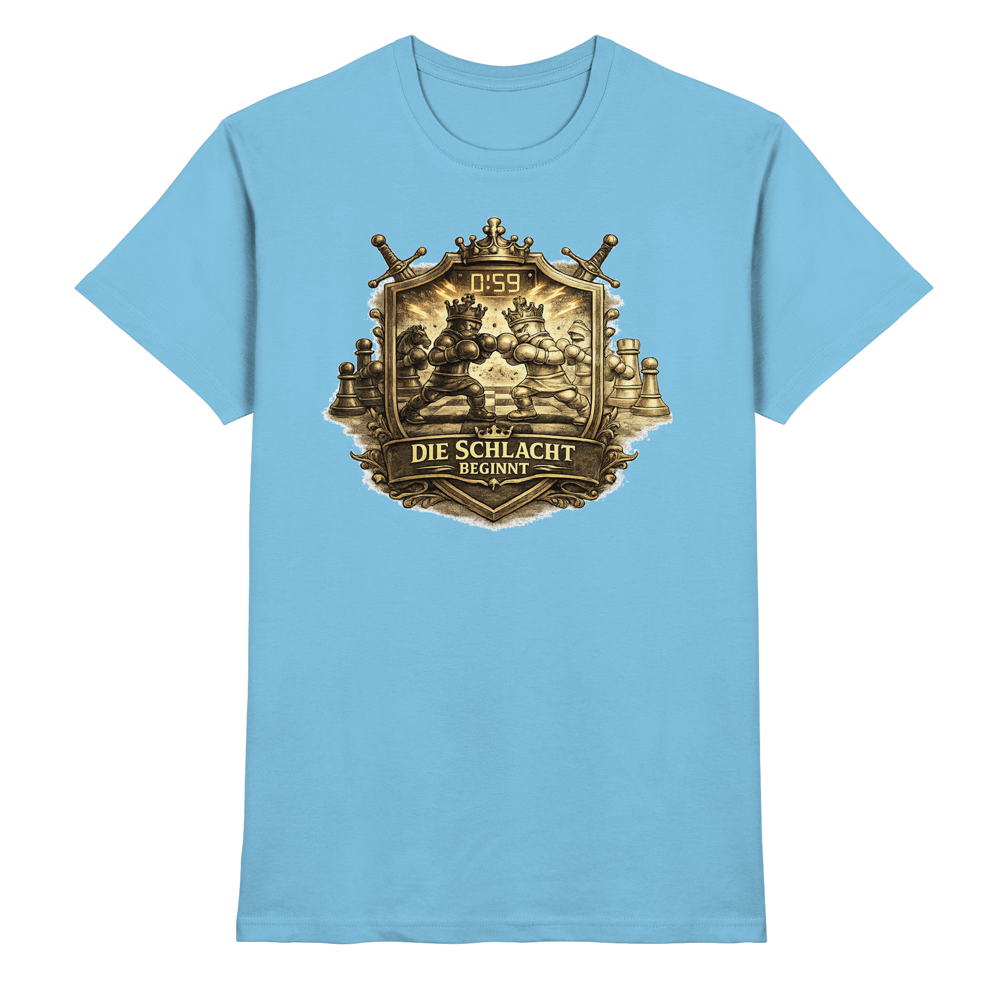 Schach/ DIE SCHLACHT BEGINNT - Premium Shirt