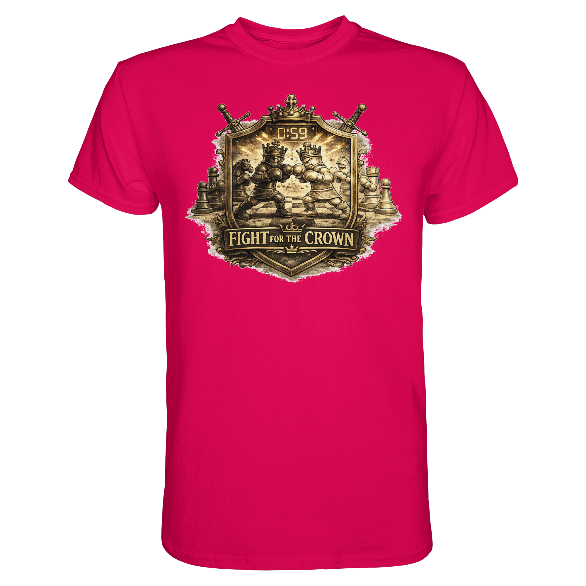 Schach Chess Fight for the Crown - Premium Shirt
