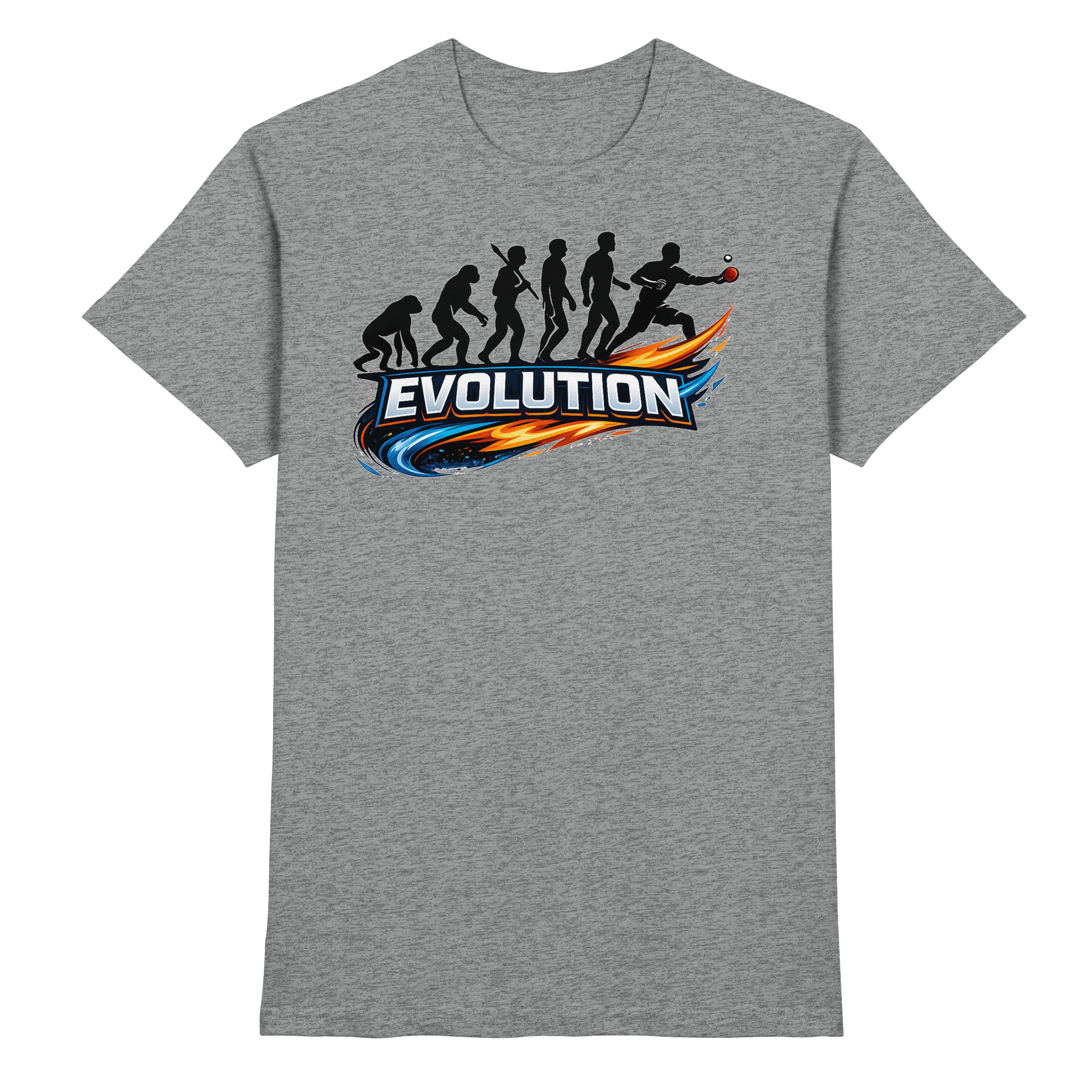 Tischtennis Evolution Sport Geschenk - Premium Shirt