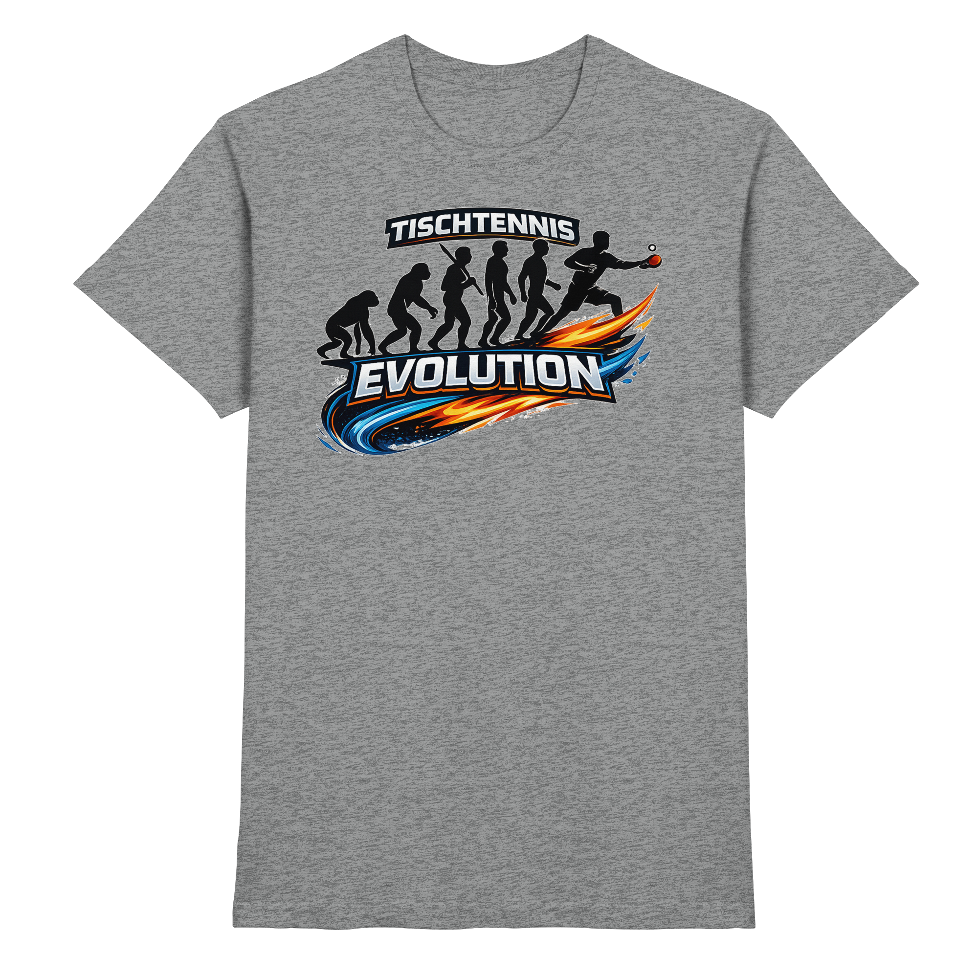 Tischtennis Evolution Sport Geschenk - Premium Shirt