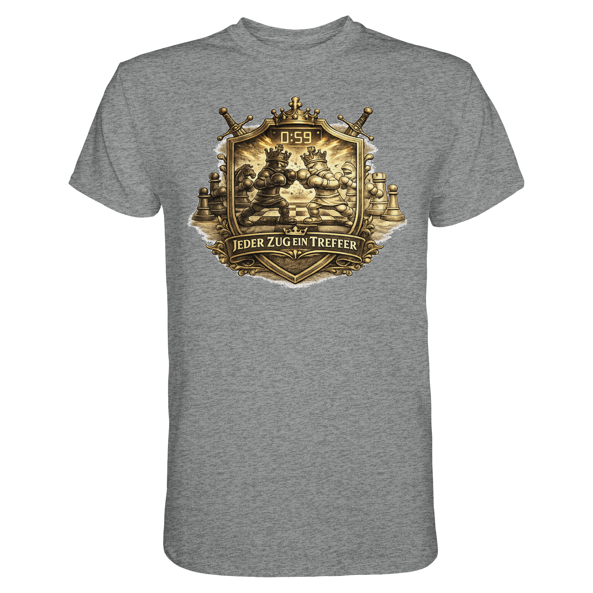 Schach/ JEDER ZUG EIN TREFFER  - Premium Shirt