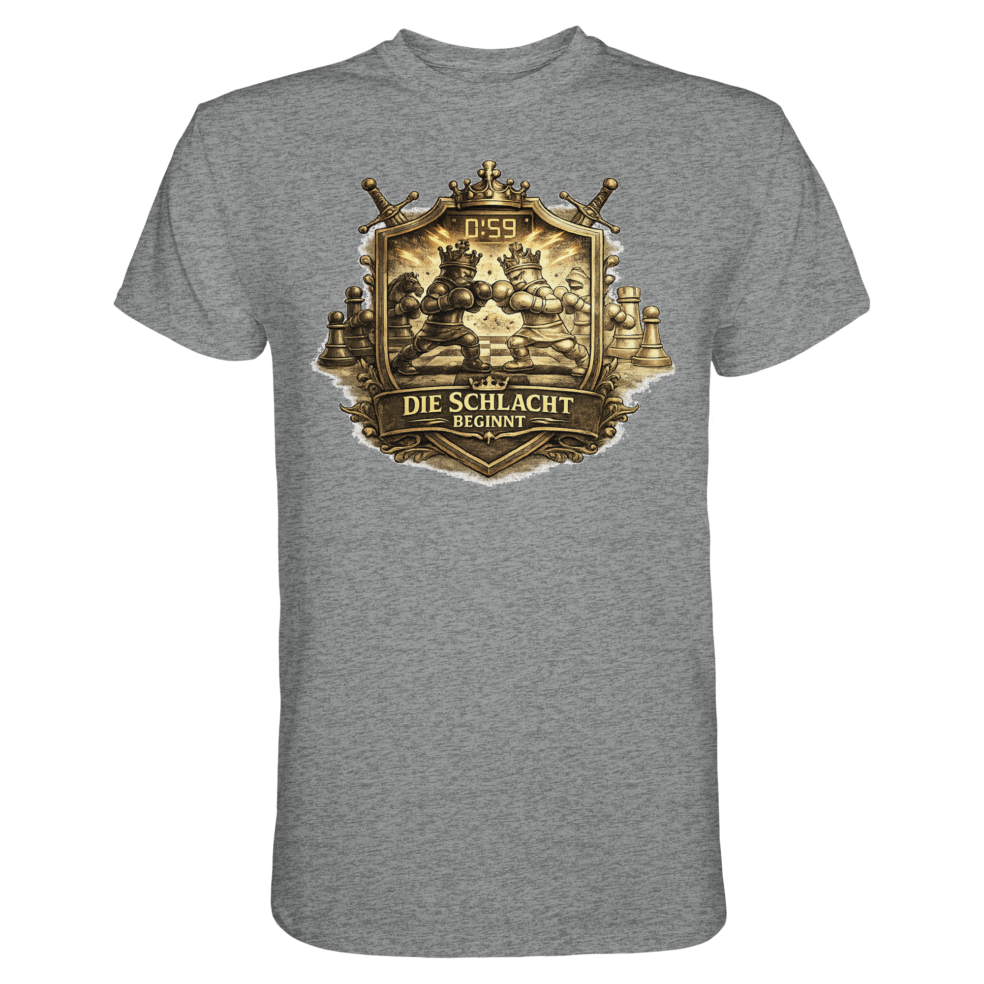 Schach/ DIE SCHLACHT BEGINNT - Premium Shirt