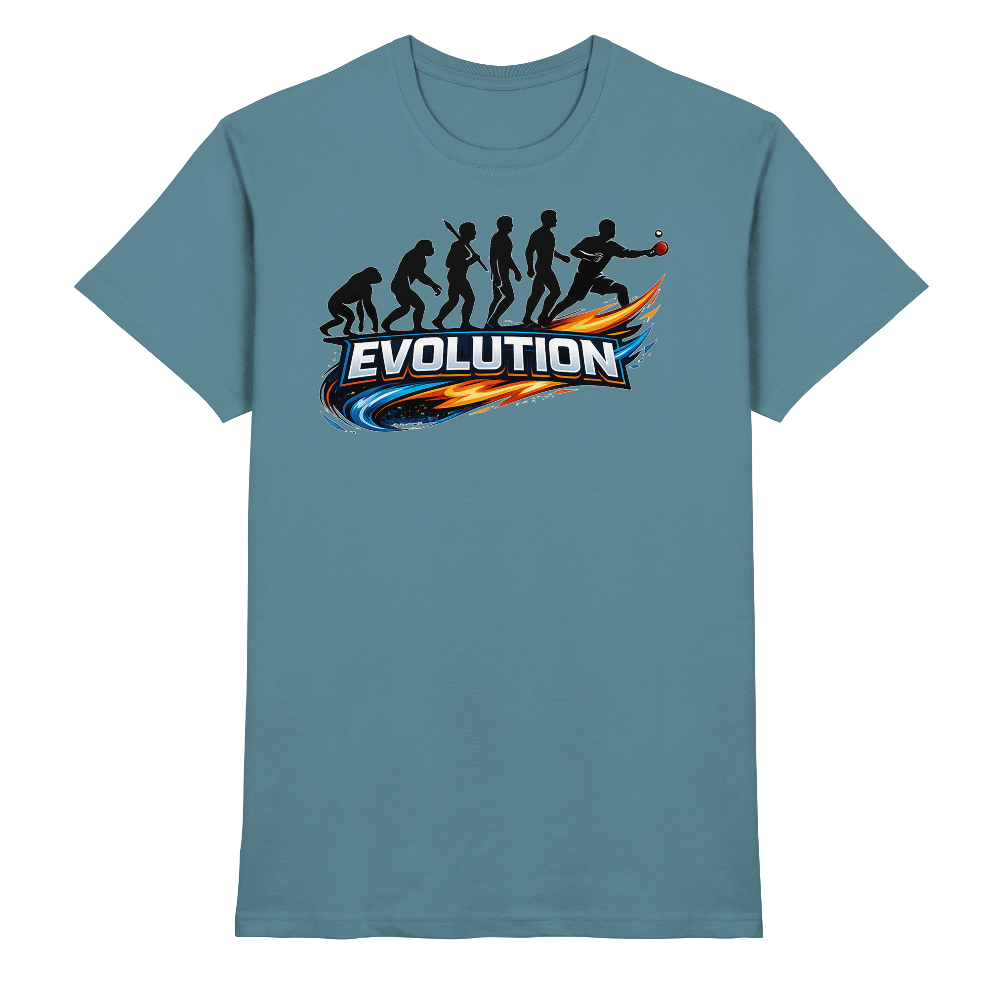 Tischtennis Evolution Sport Geschenk - Premium Shirt