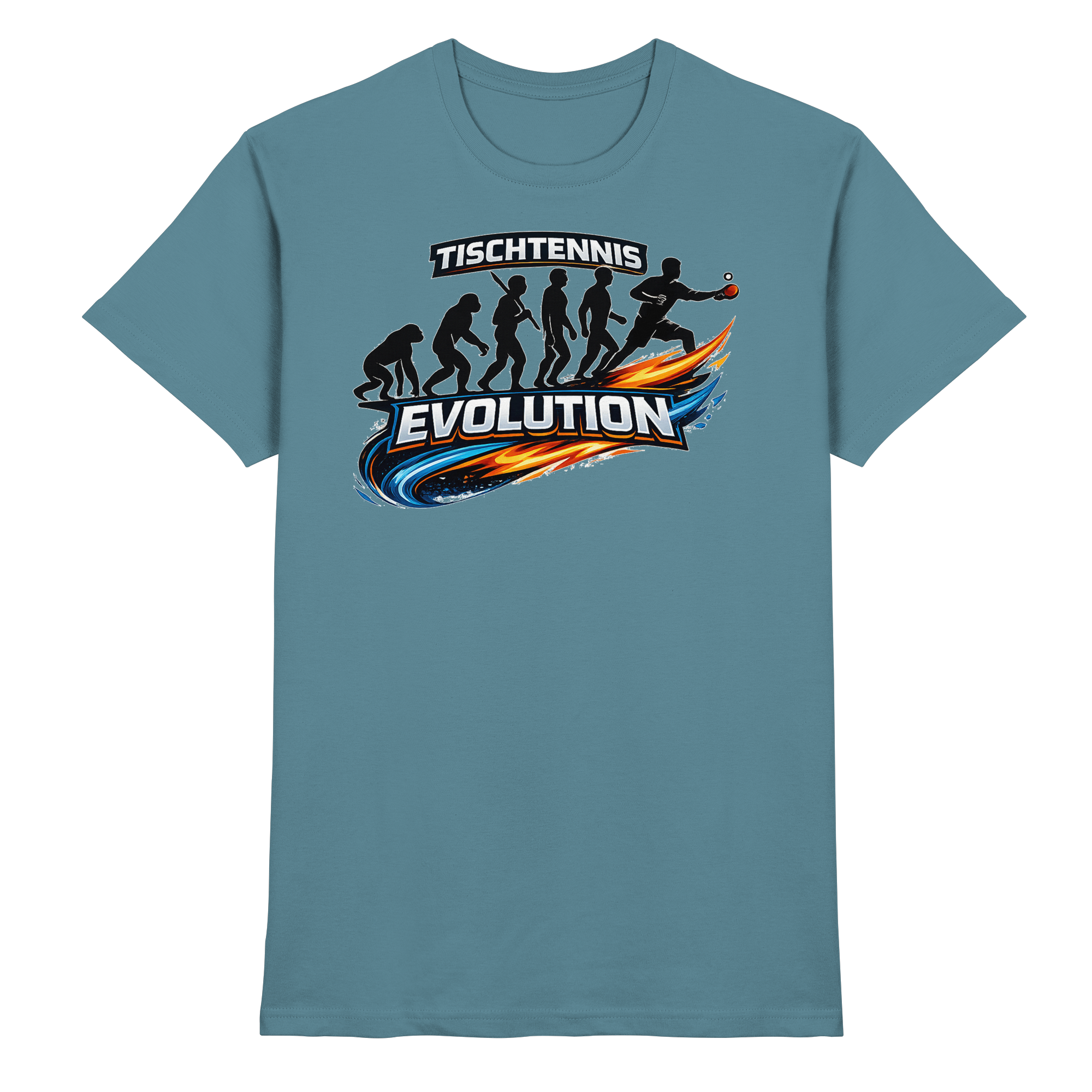 Tischtennis Evolution Sport Geschenk - Premium Shirt