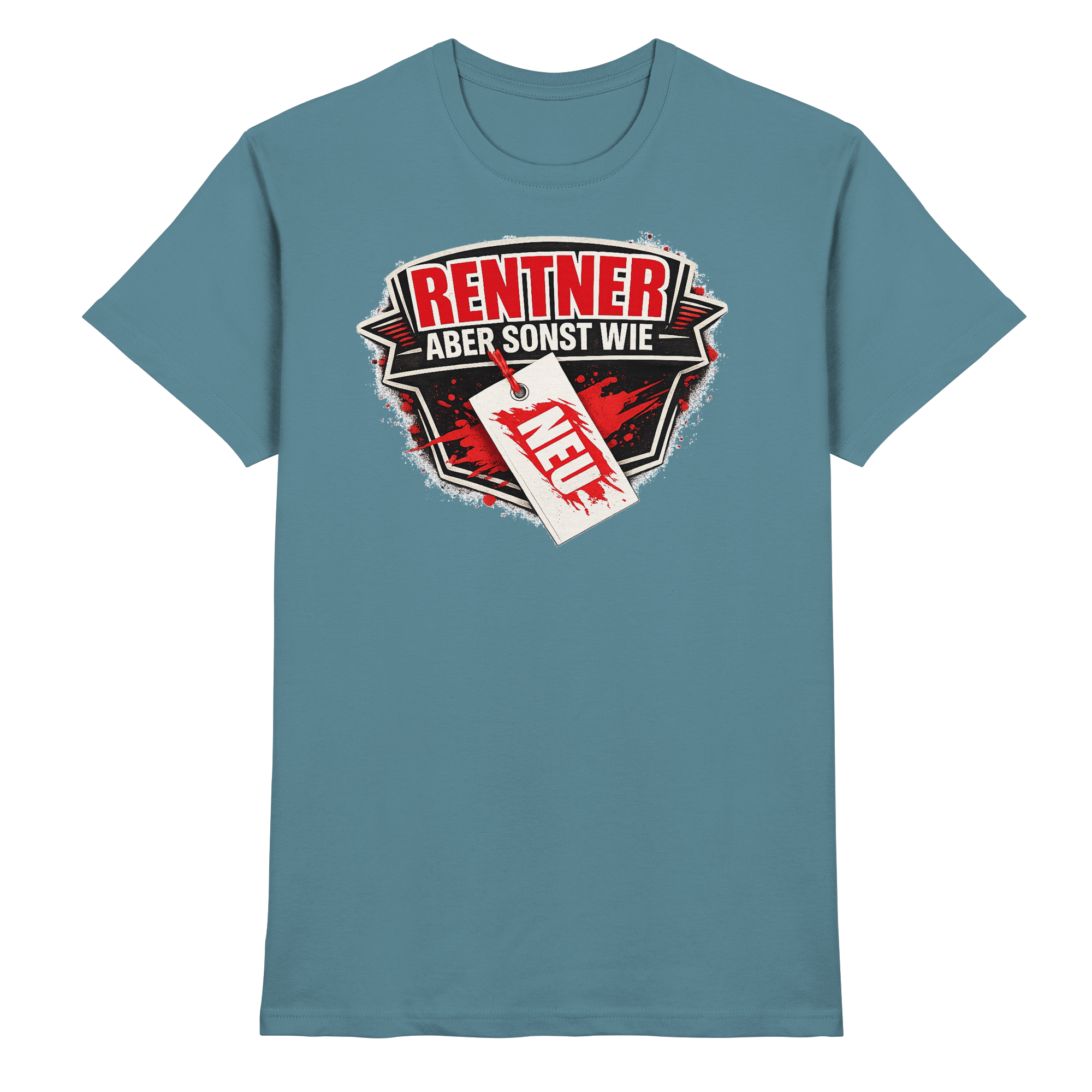 Lustige Sprüche RENTNER ABER SONST WIE NEU - Premium Shirt